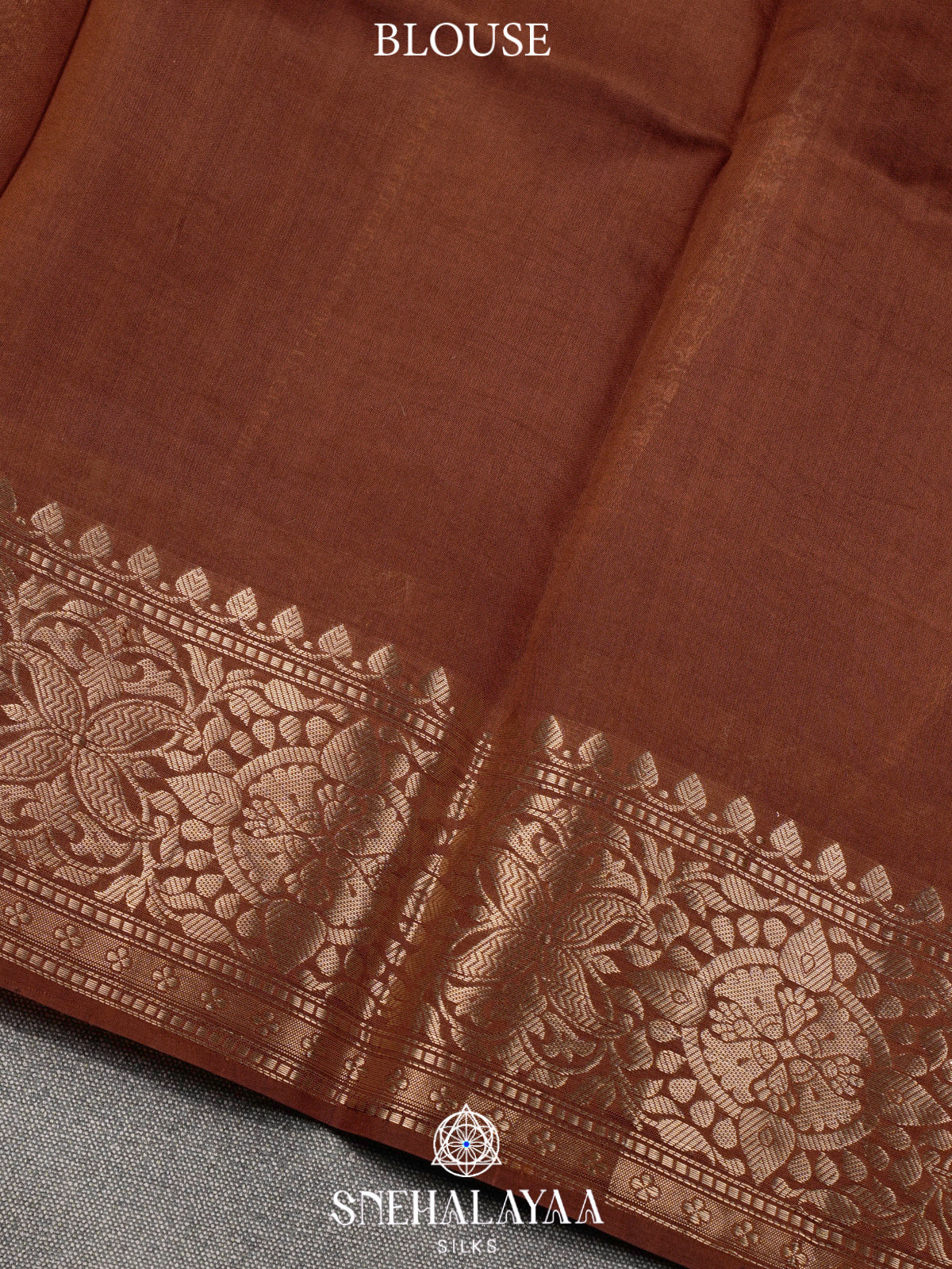 Brown Banaras Saree