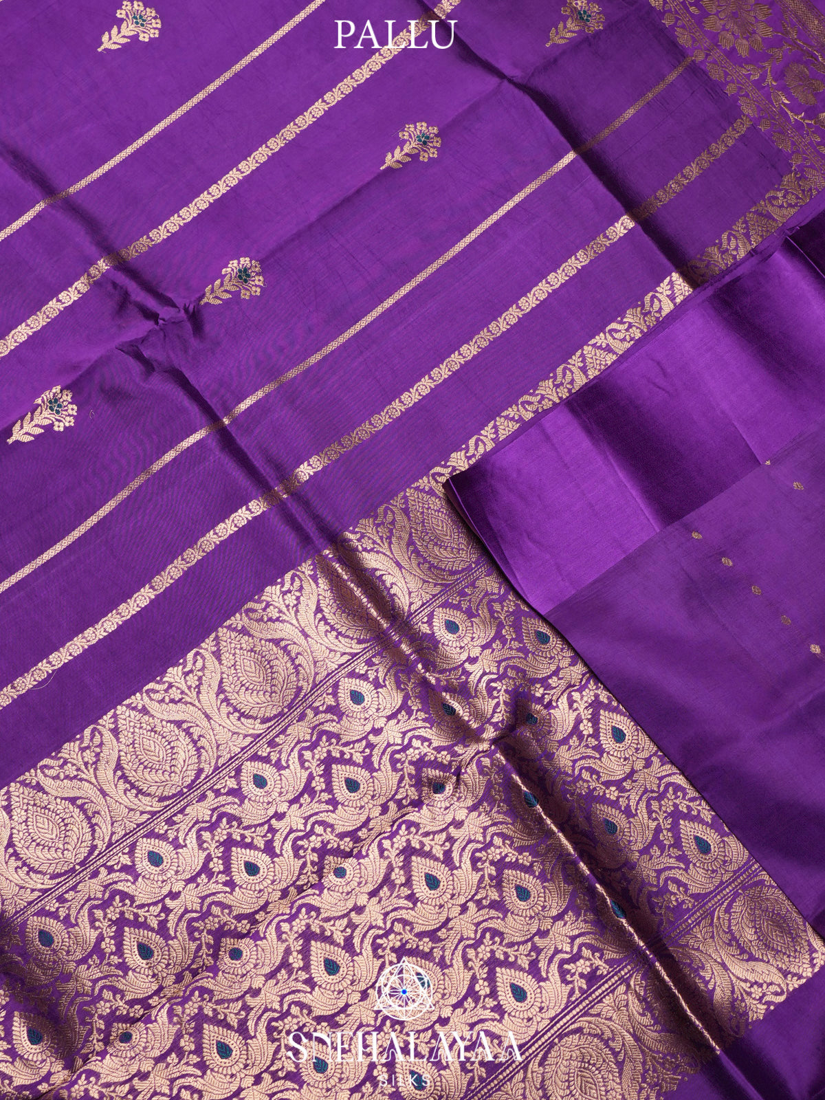 Purple Banaras Saree