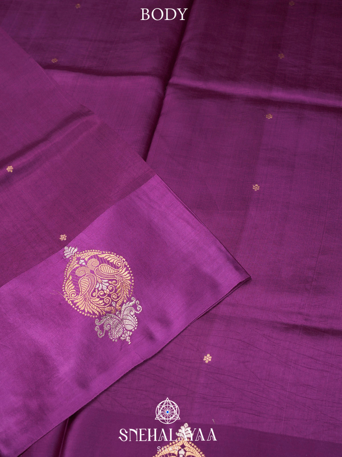 Magenta Banaras Saree
