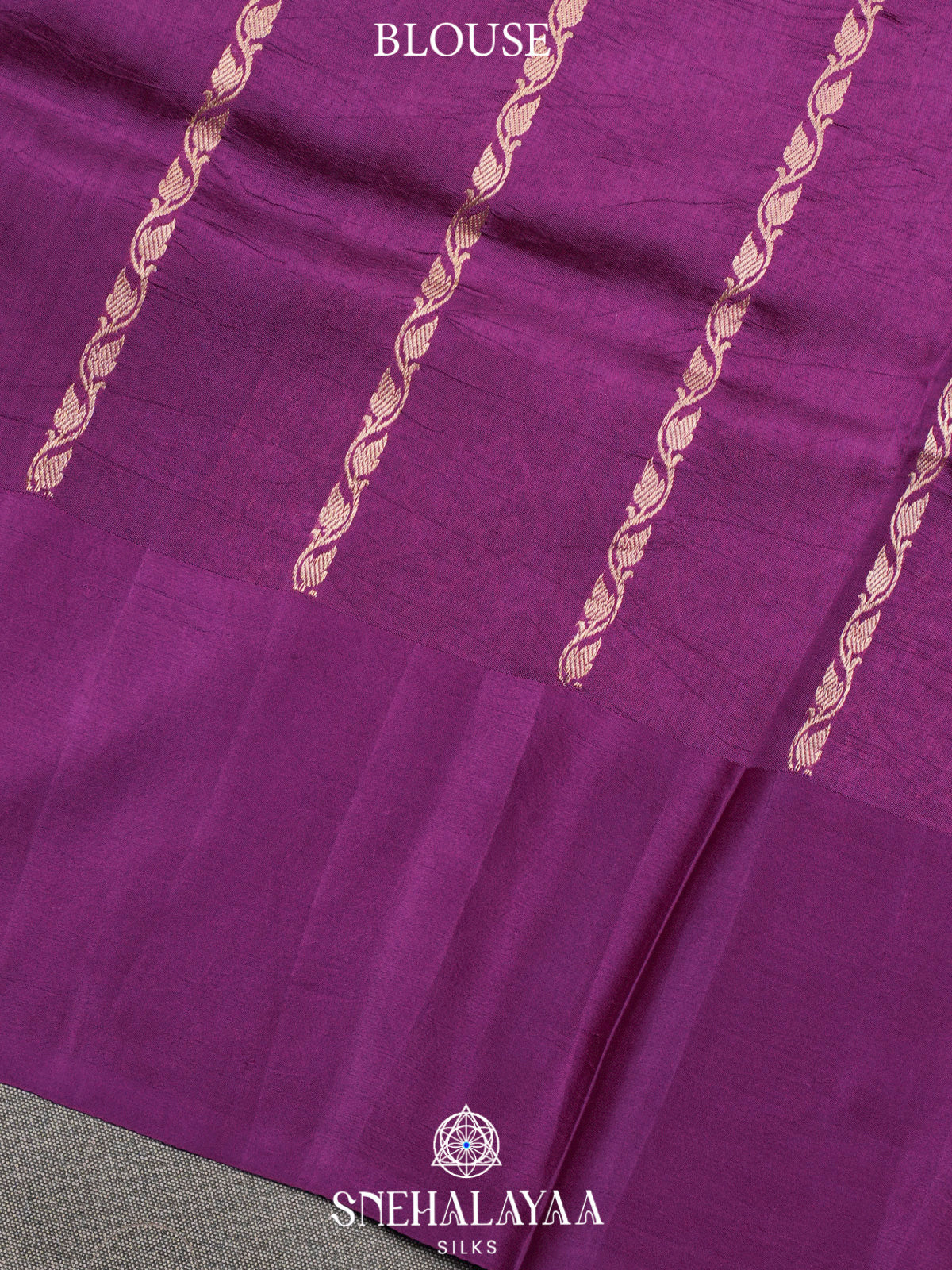 Magenta Banaras Saree