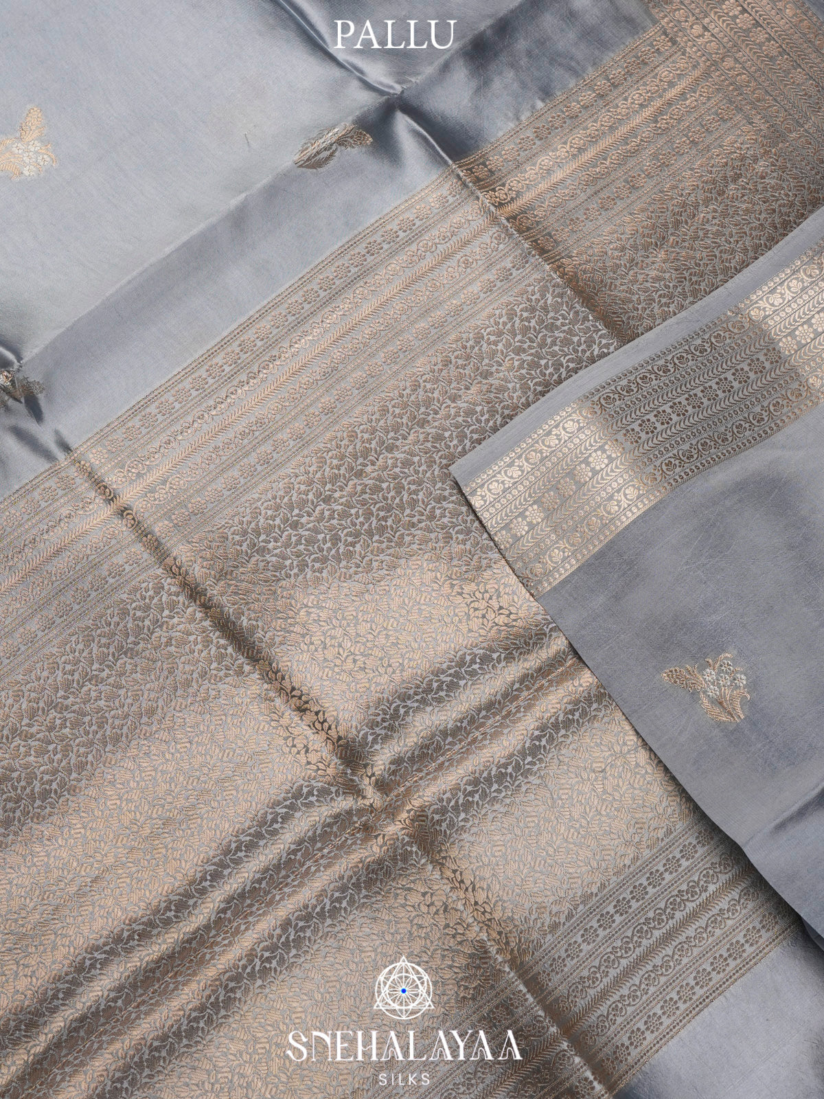 Grey Banaras Saree