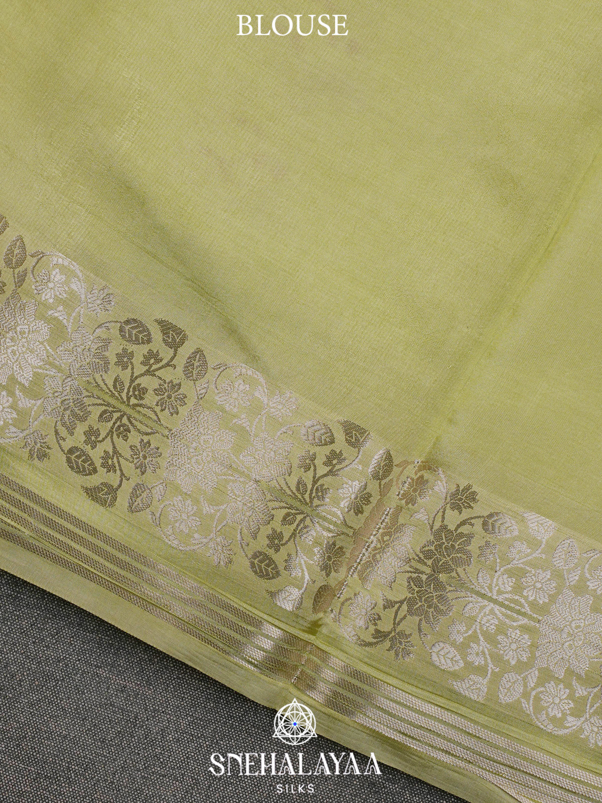 Pista Green Banaras Saree