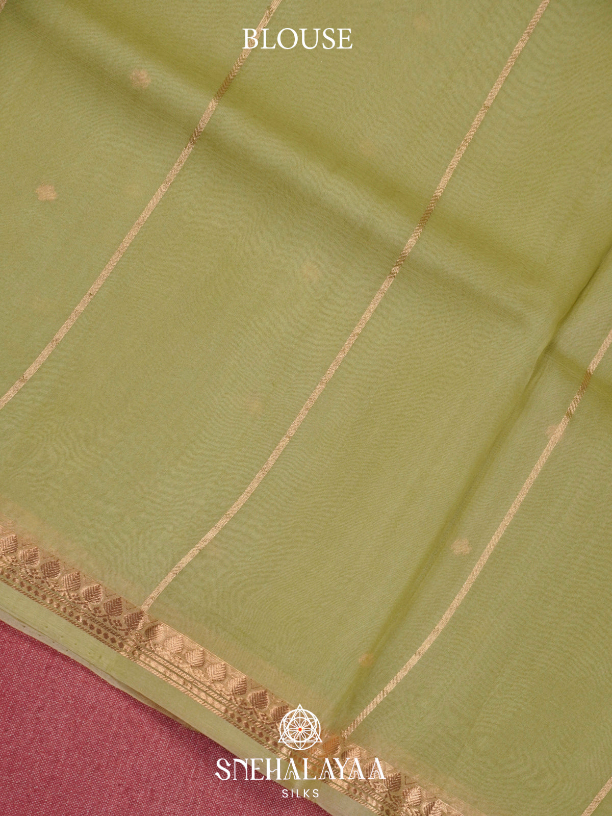 Sage Green Kora Silk Saree
