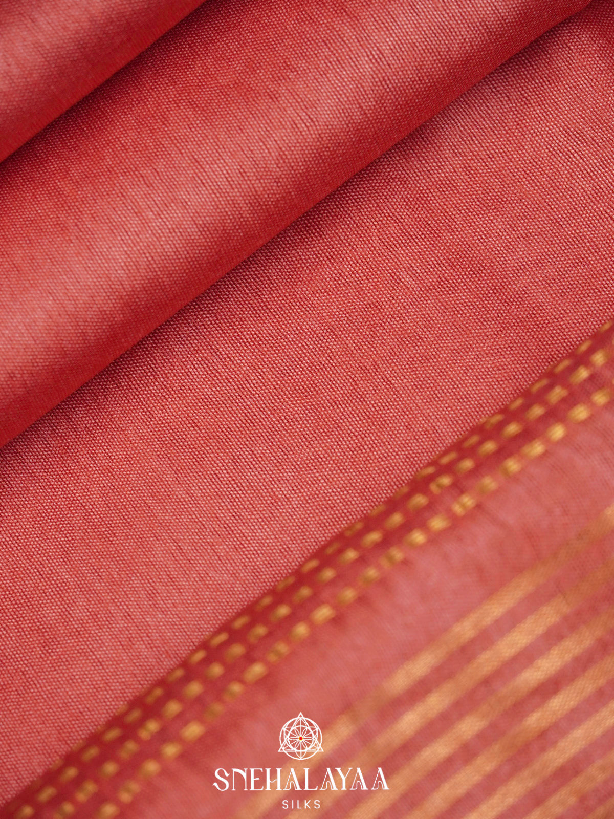 Pink Bamboo Silk Saree
