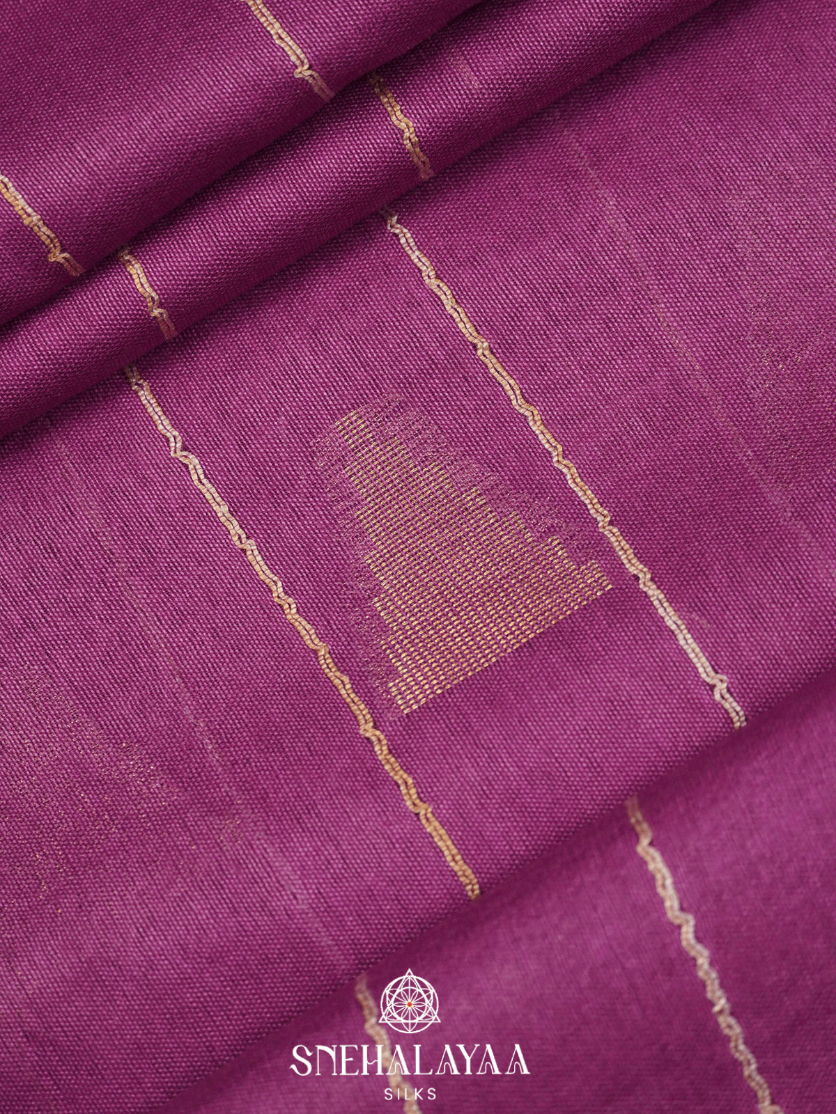 Magenta Bamboo Silk Saree