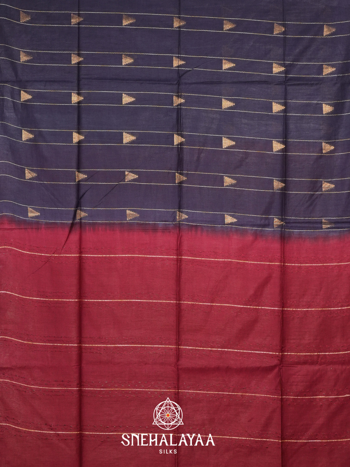 Purple Bamboo Silk Saree