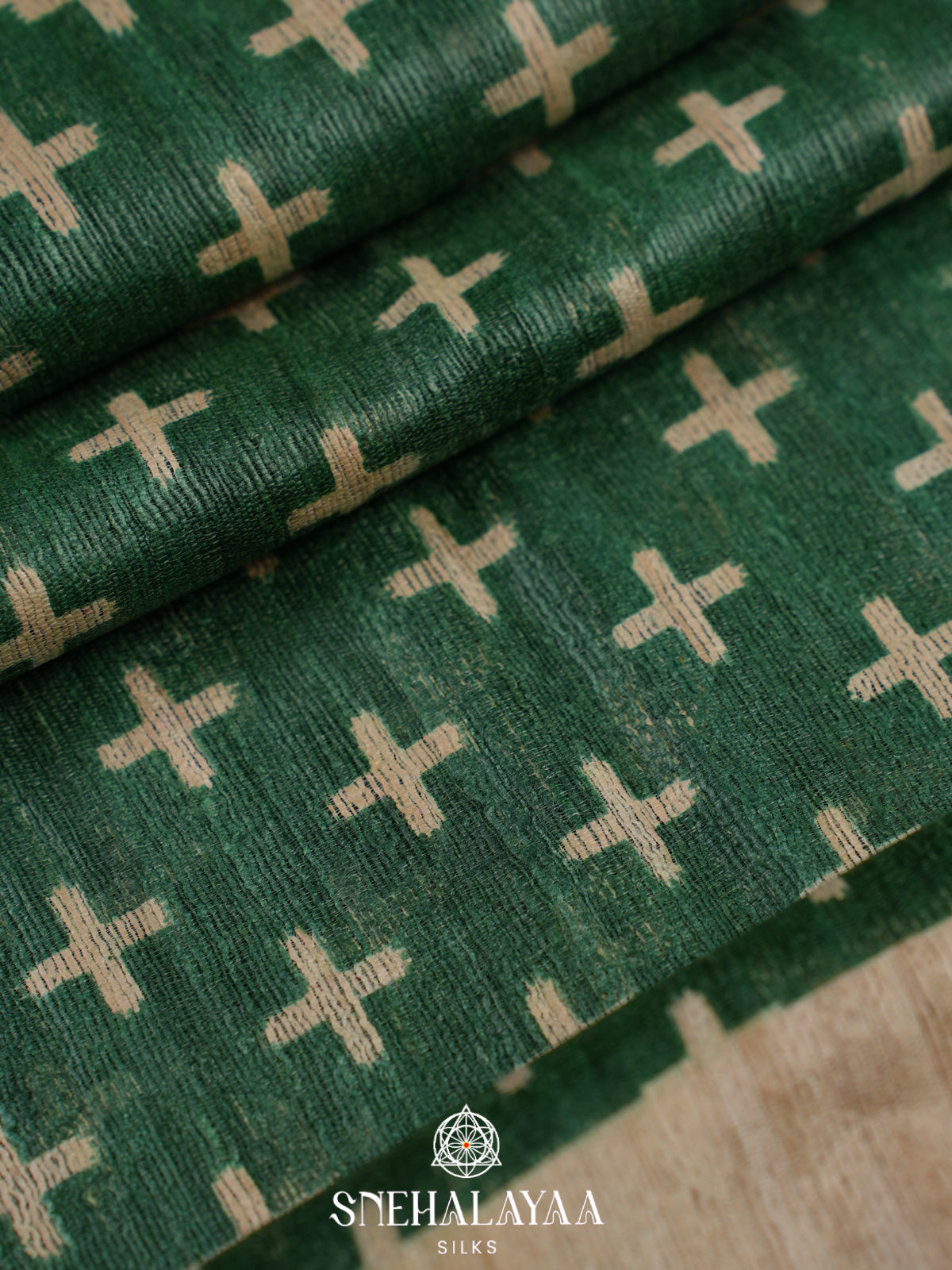 Green Jute Saree