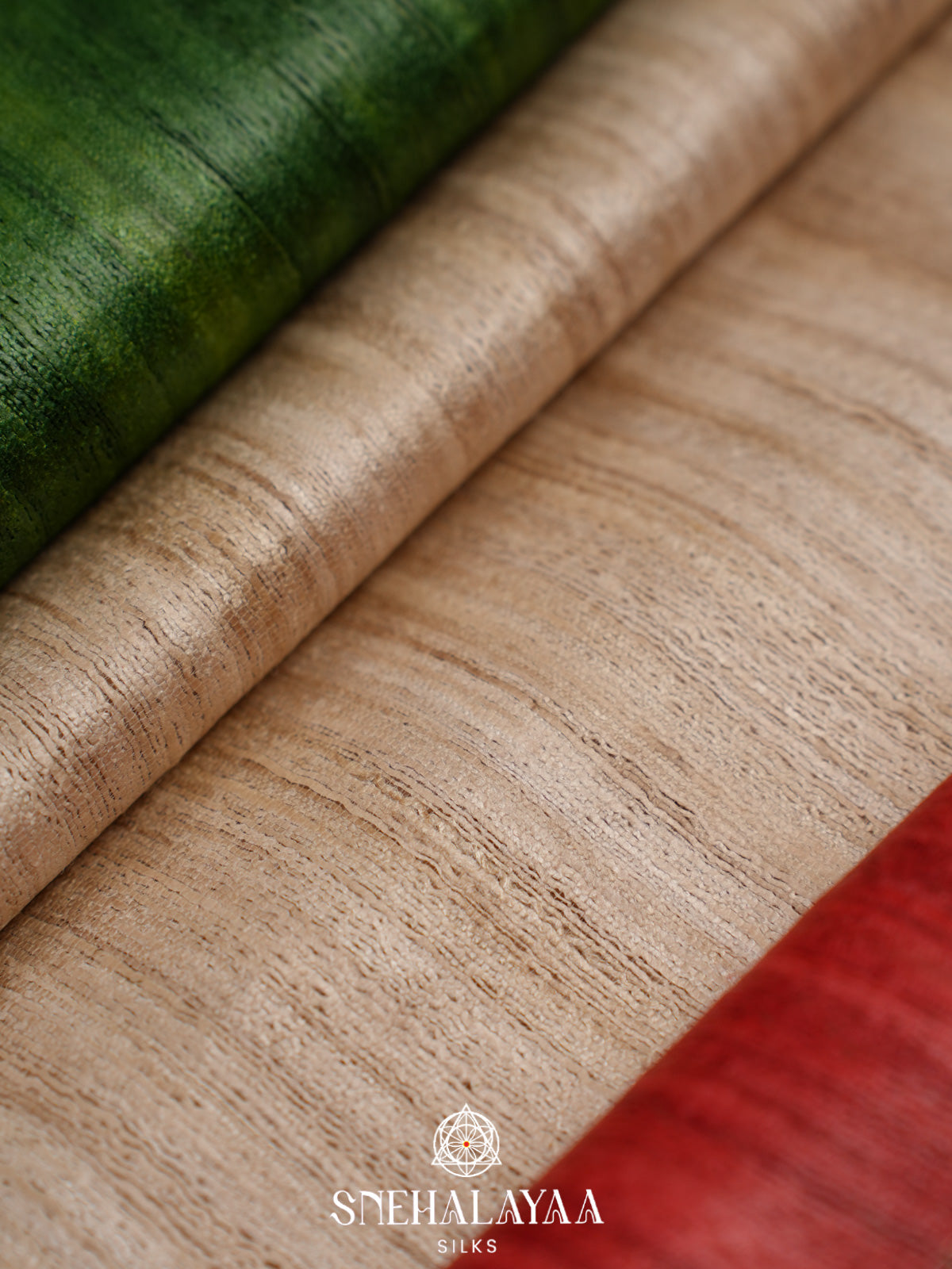 Beige Jute Saree