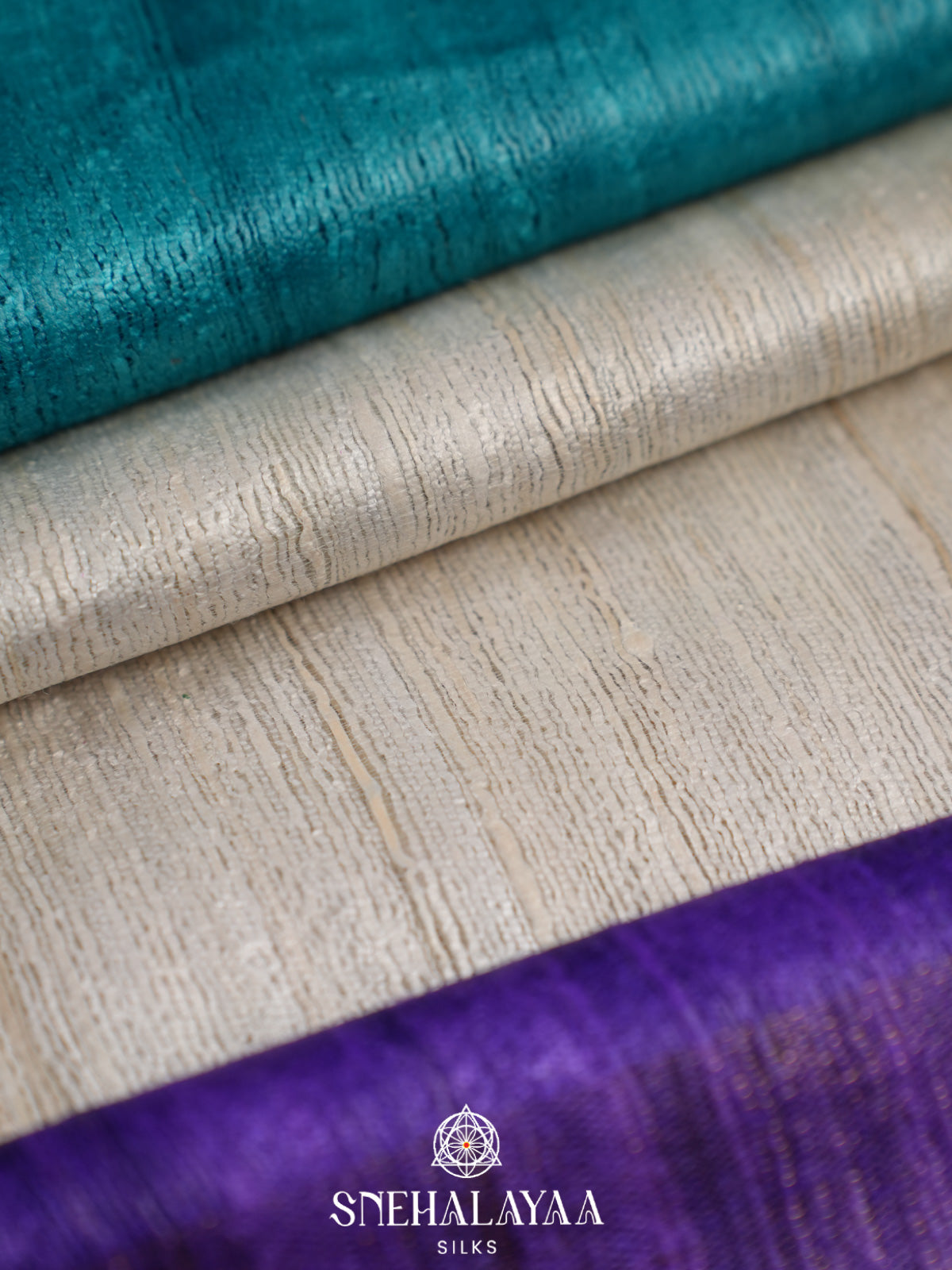 Cream Jute Saree