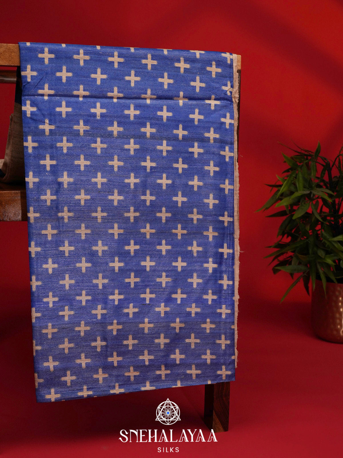 Blue Jute Saree