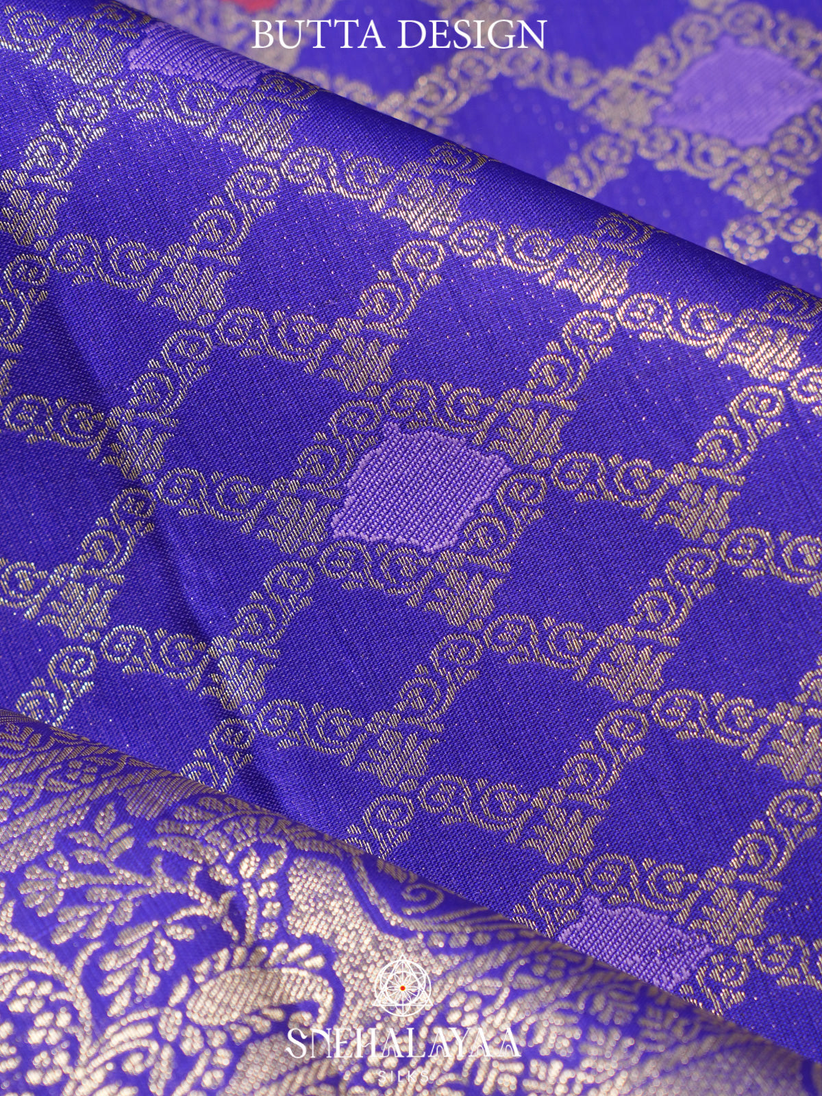 Royal Blue Art Silk Saree