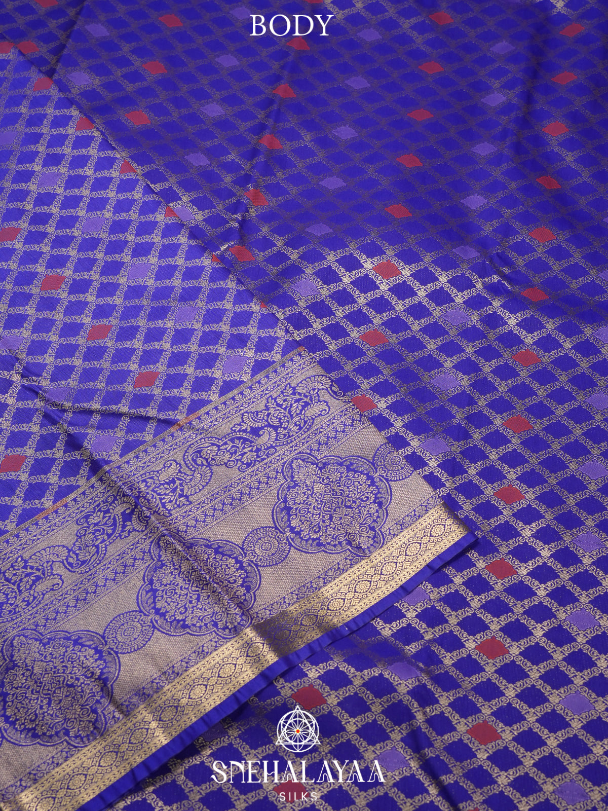 Royal Blue Art Silk Saree