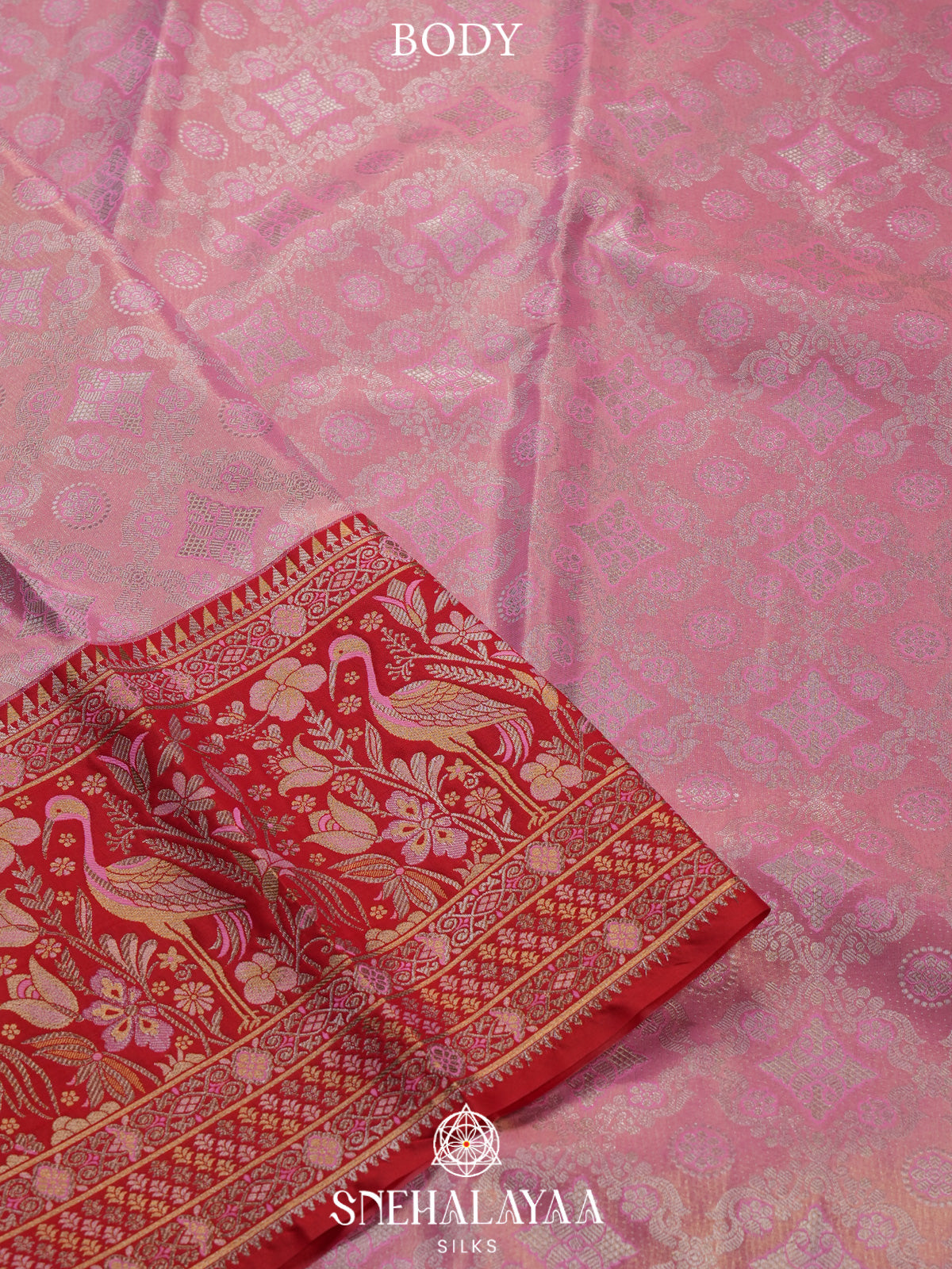 Mauve Art Silk Saree