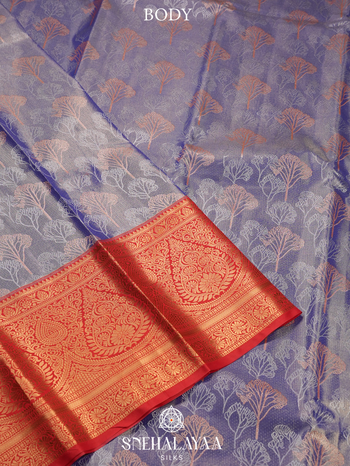 Blue Art Silk Saree