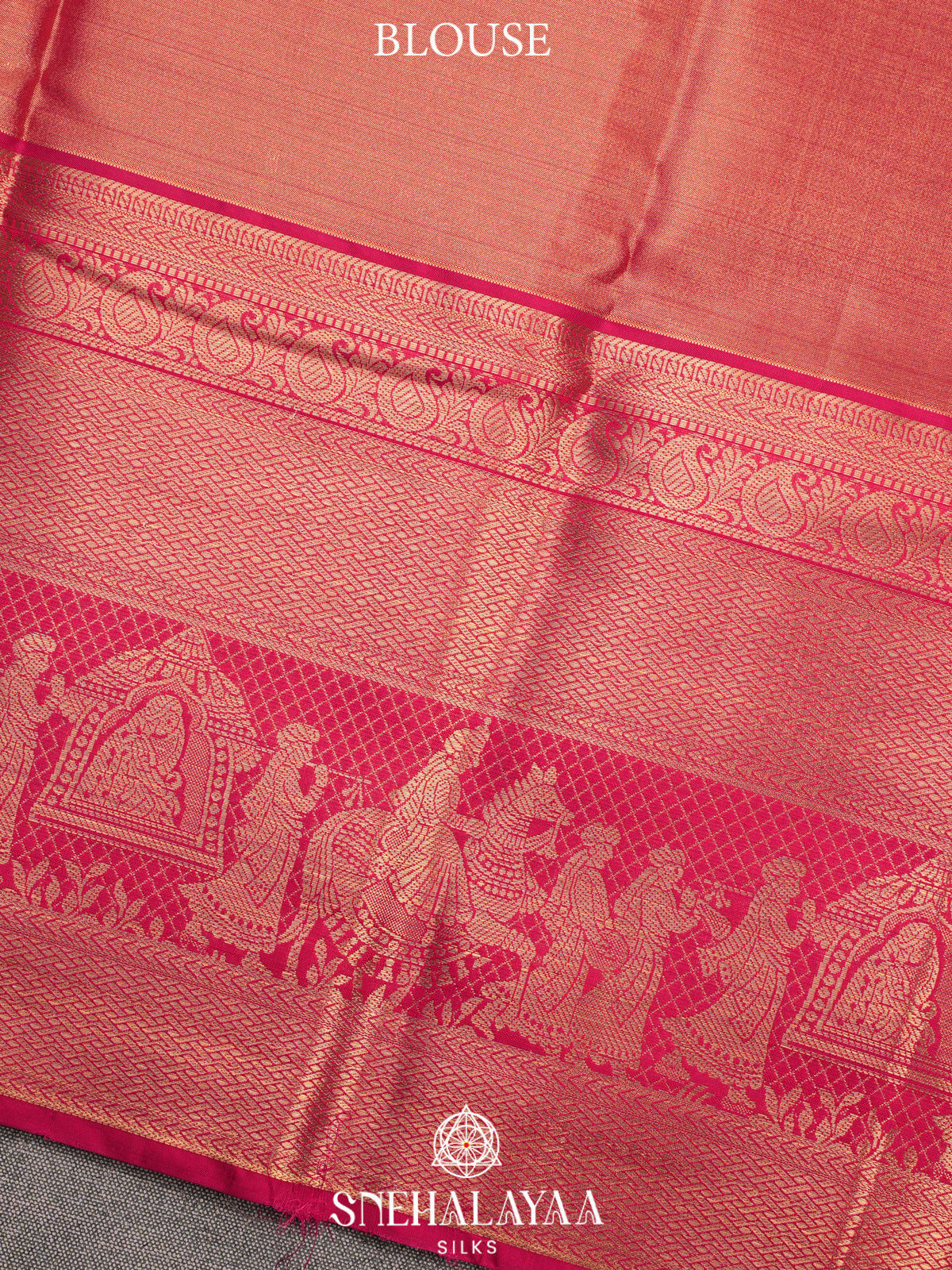 Grey Art Silk Saree