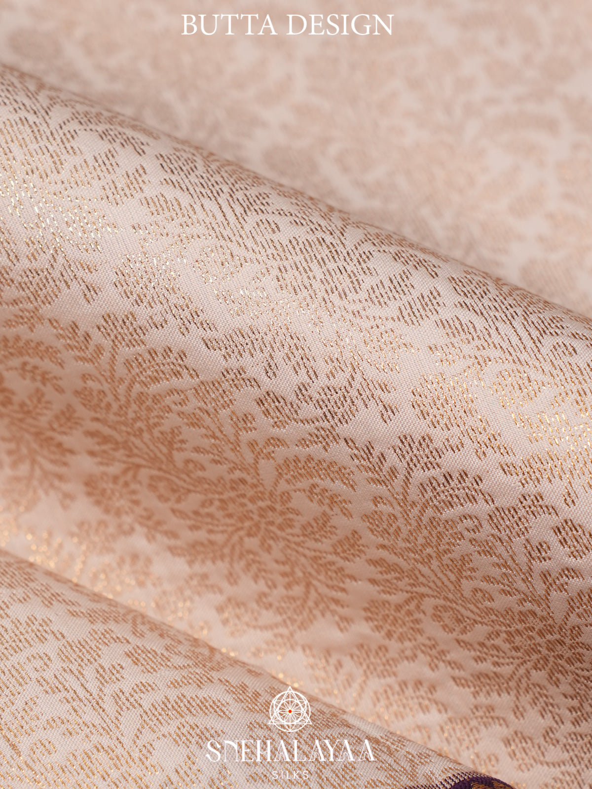 Cream Art Silk Saree