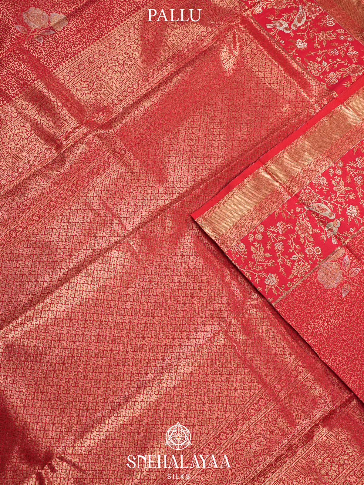 Red Art Silk Saree
