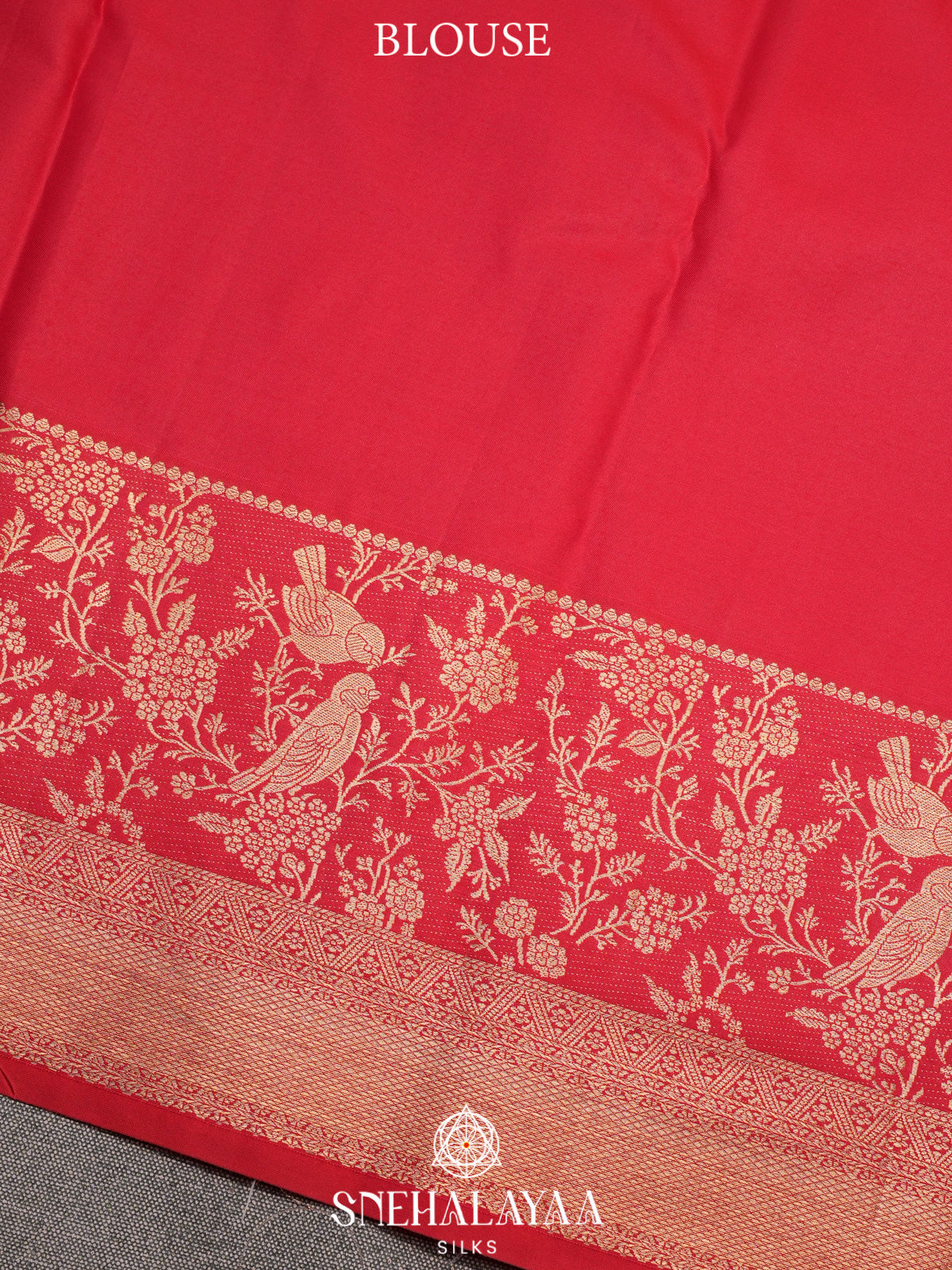 Red Art Silk Saree