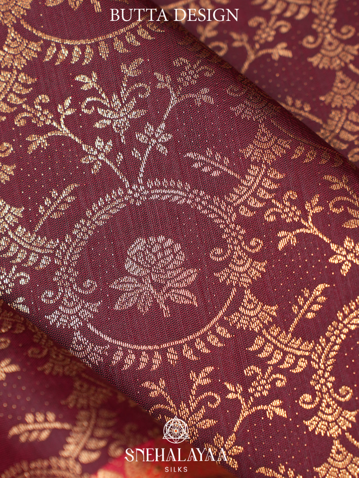 Brown Art Silk Saree