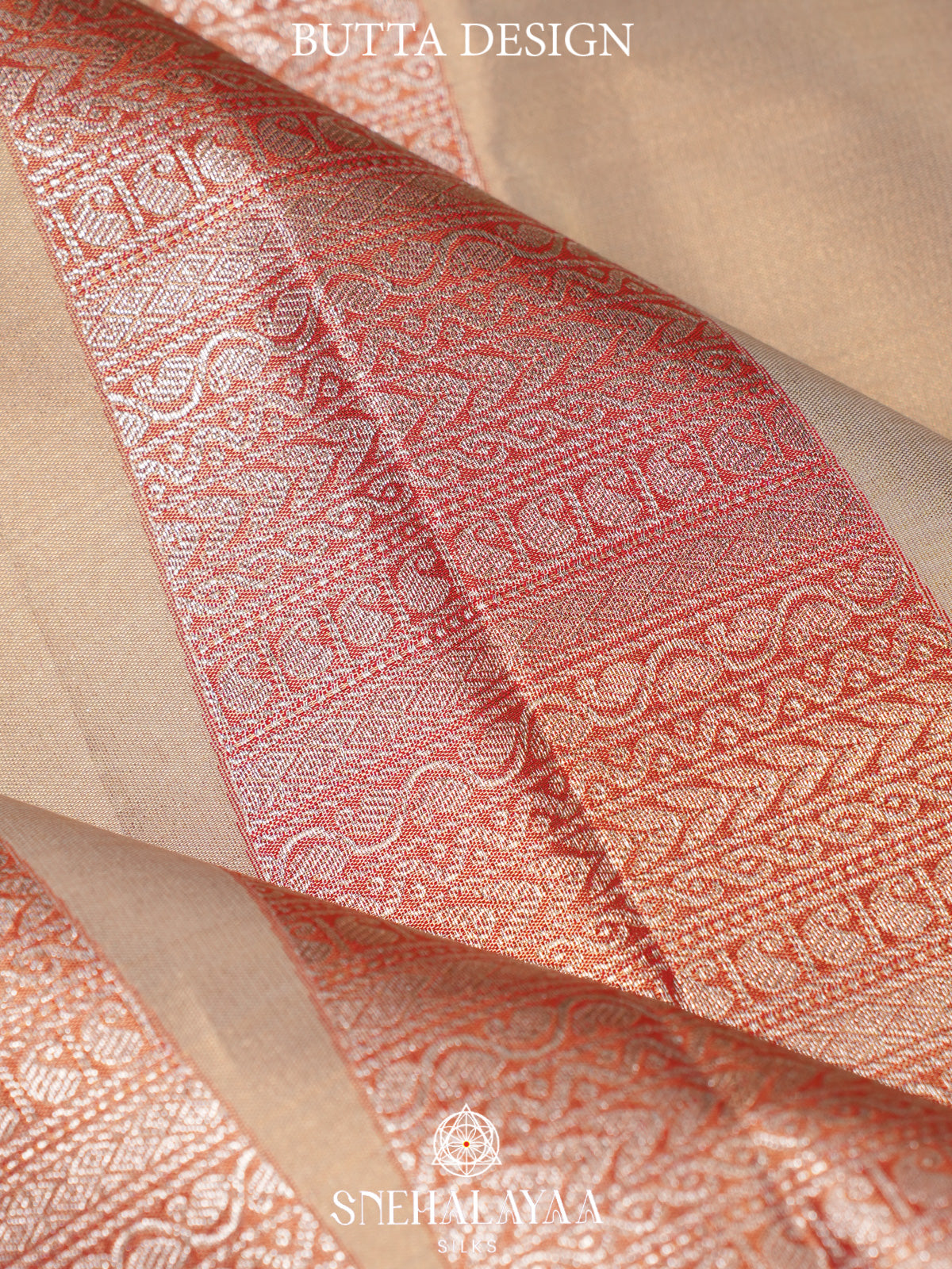 Beige Art Silk Saree