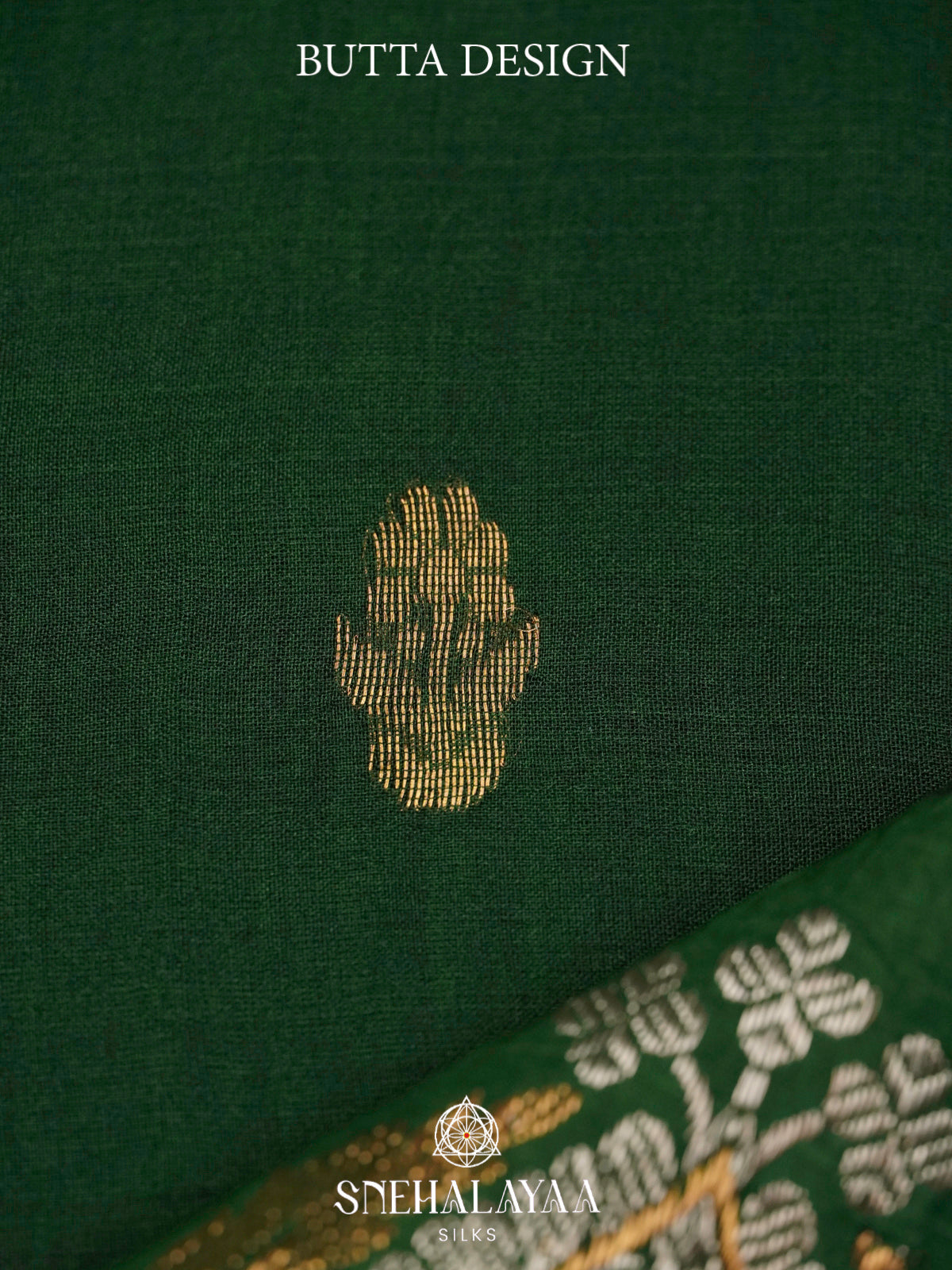 Green Kora Silk Saree