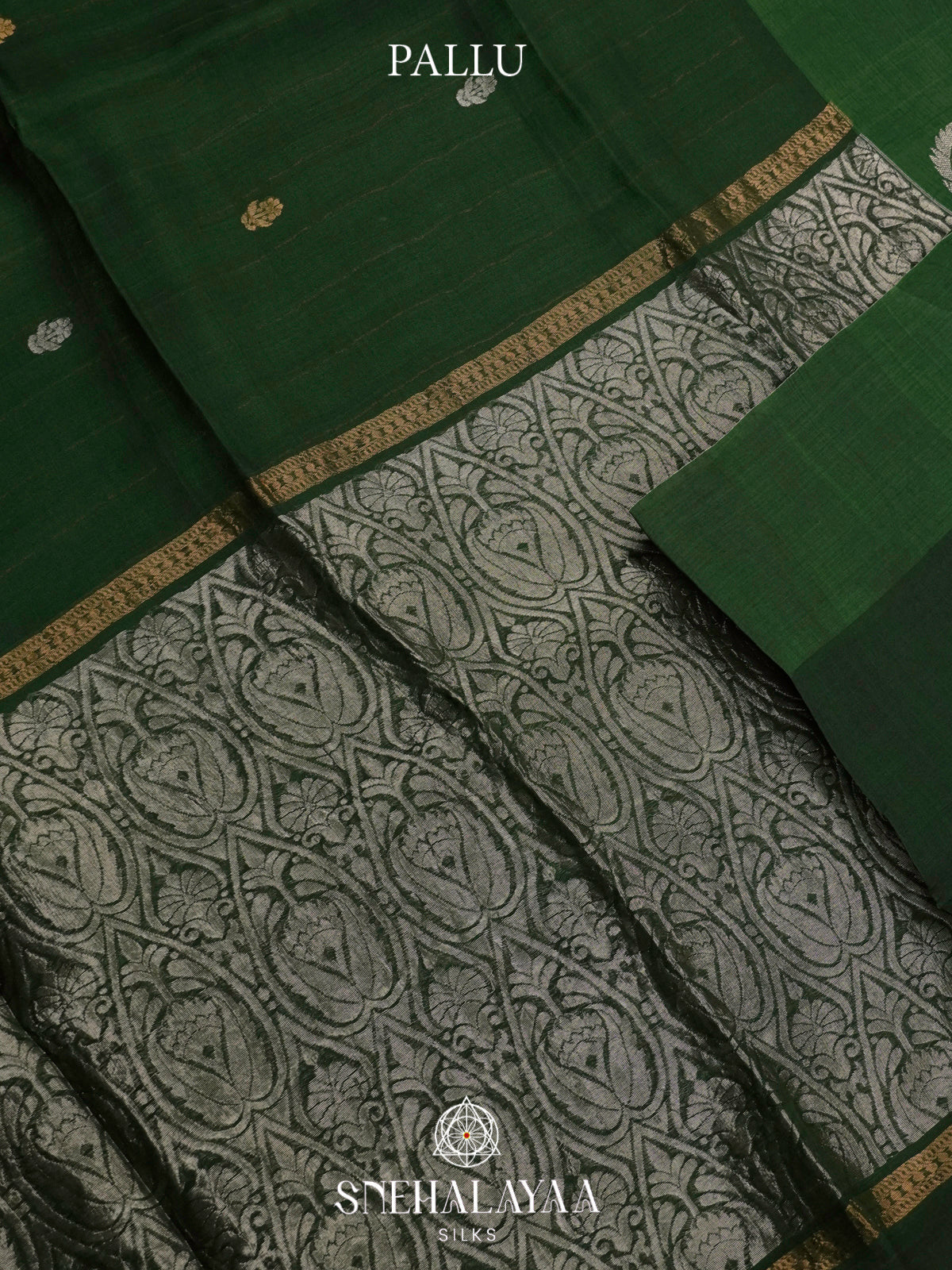 Green Kora Silk Saree