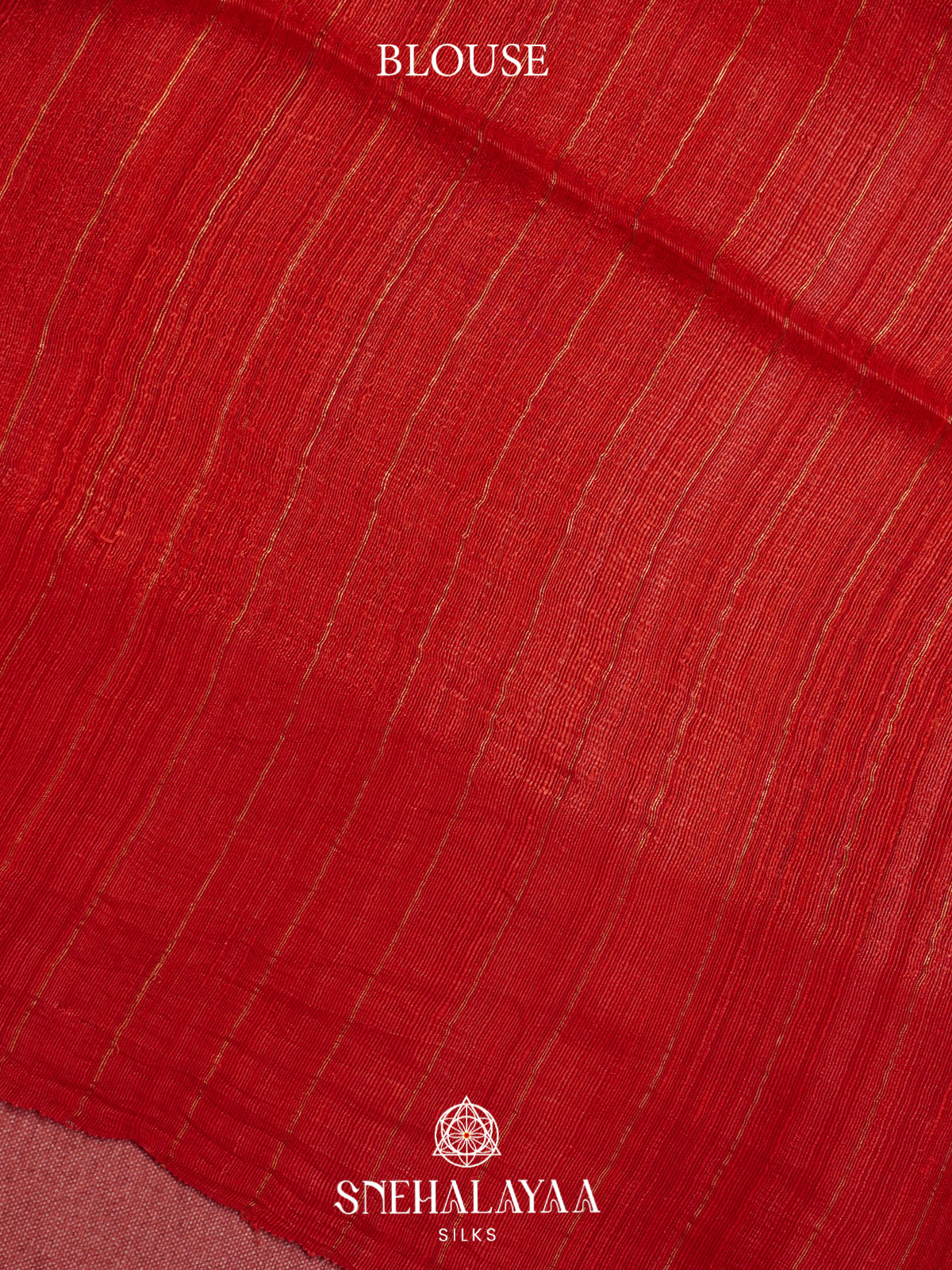 Red Kora Silk Saree