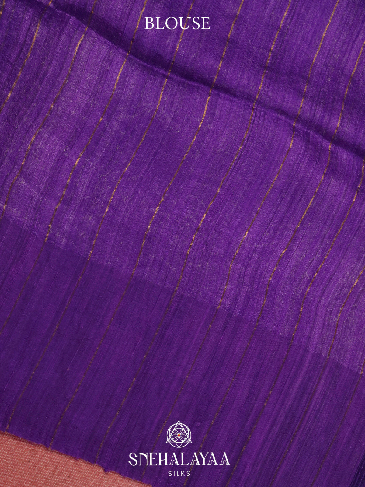 Purple Kora Silk Saree