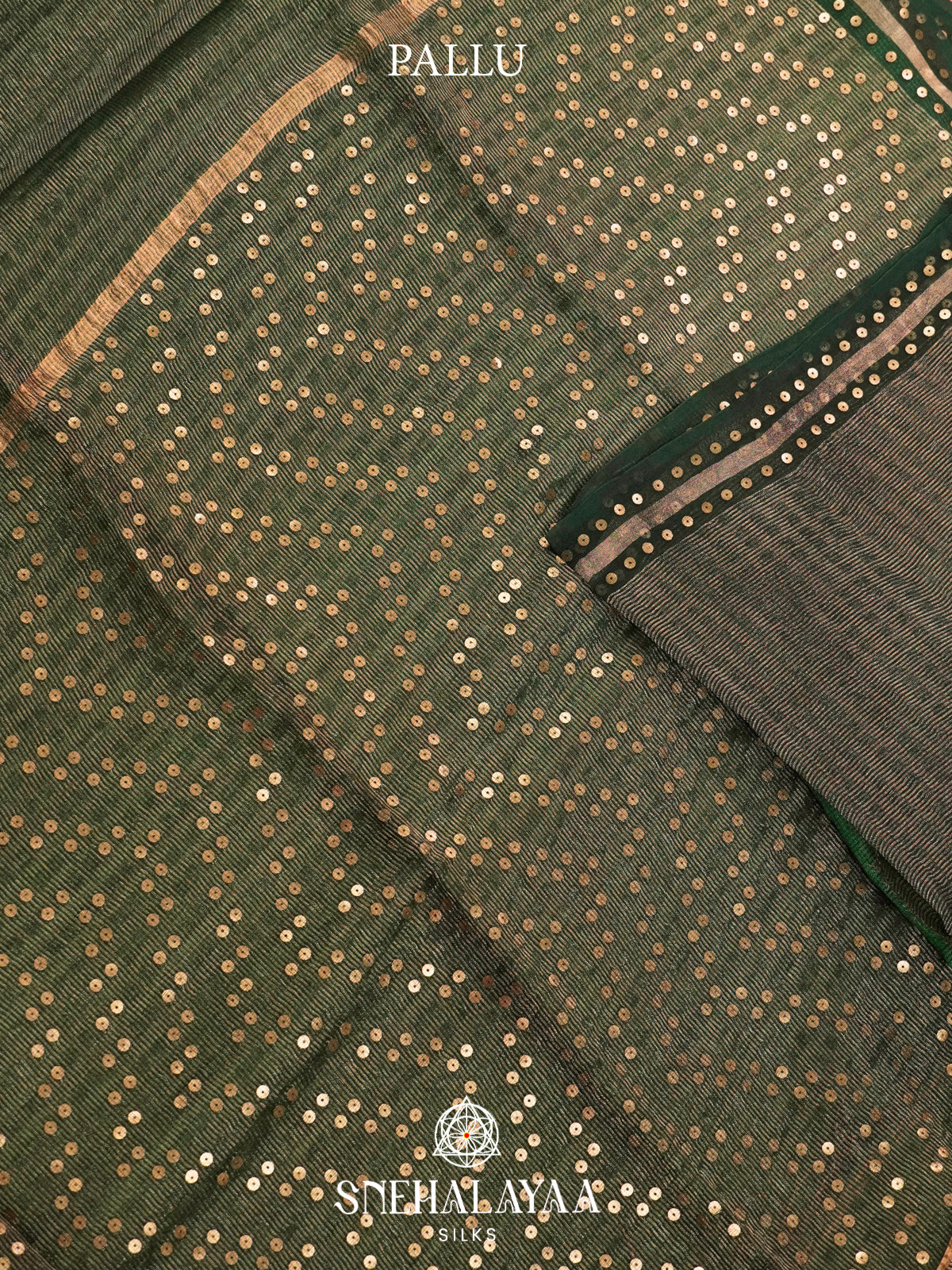 Green Kora Silk Saree