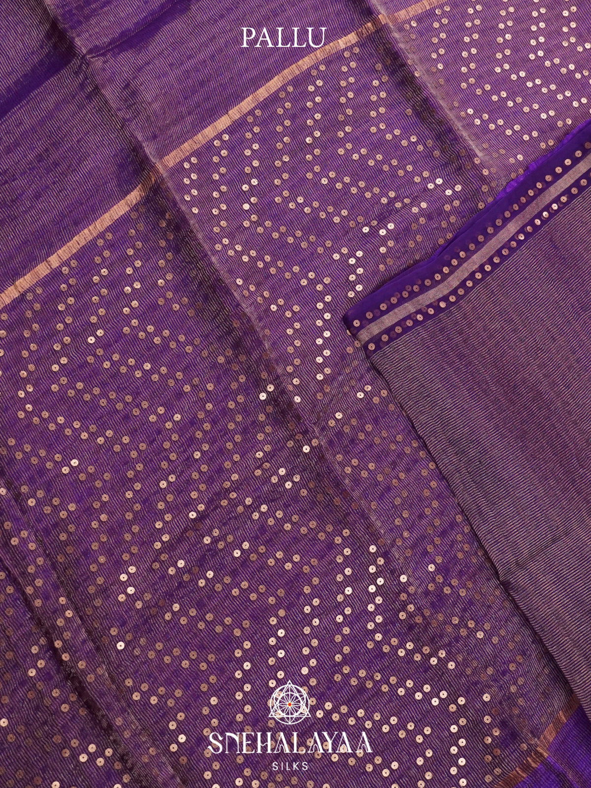 Purple Kora Silk Saree