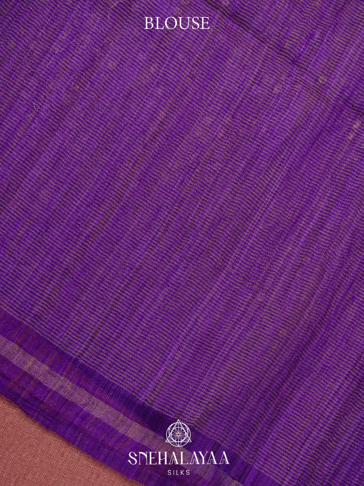 Purple Kora Silk Saree