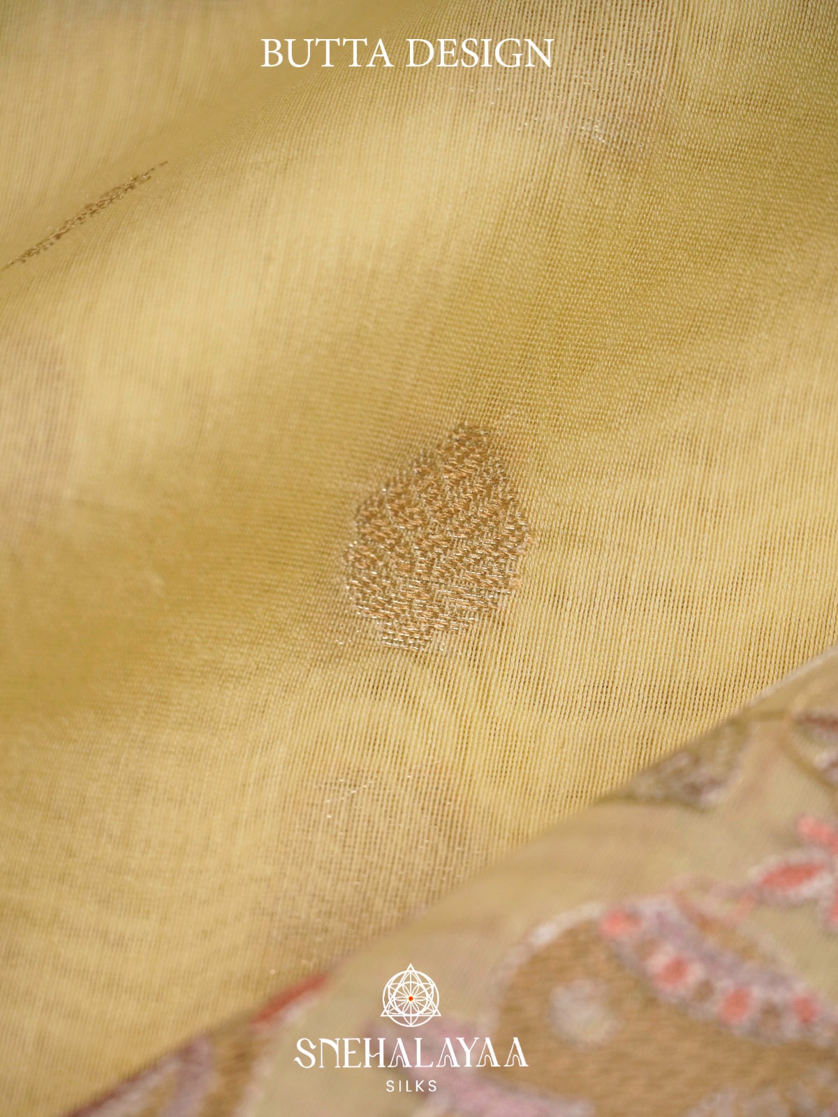 Pale Yellow Chanderi Saree