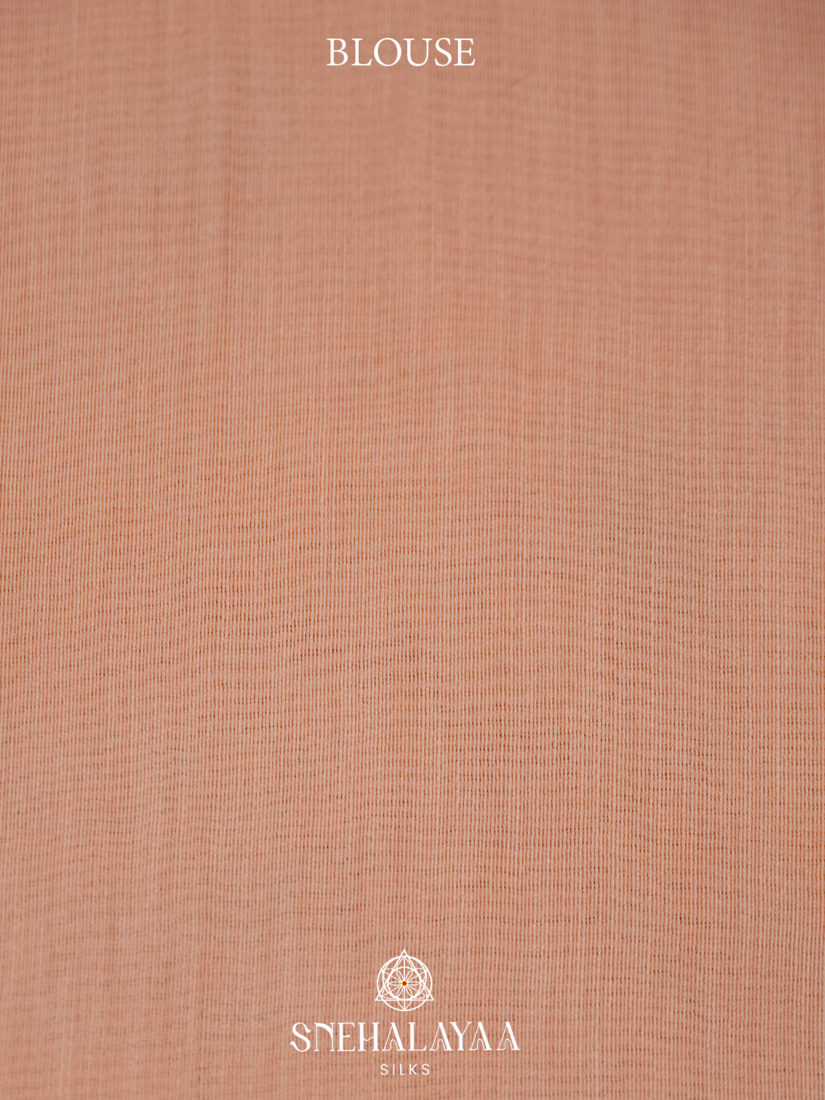 Peach Chanderi Saree