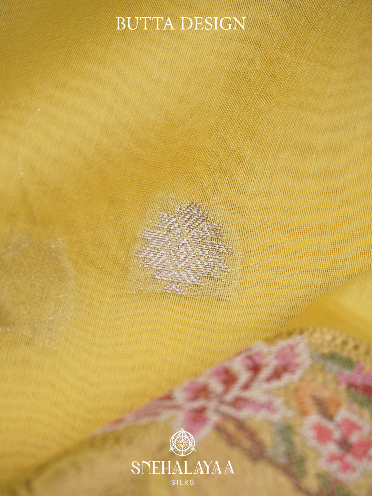 Yellow Chanderi Saree