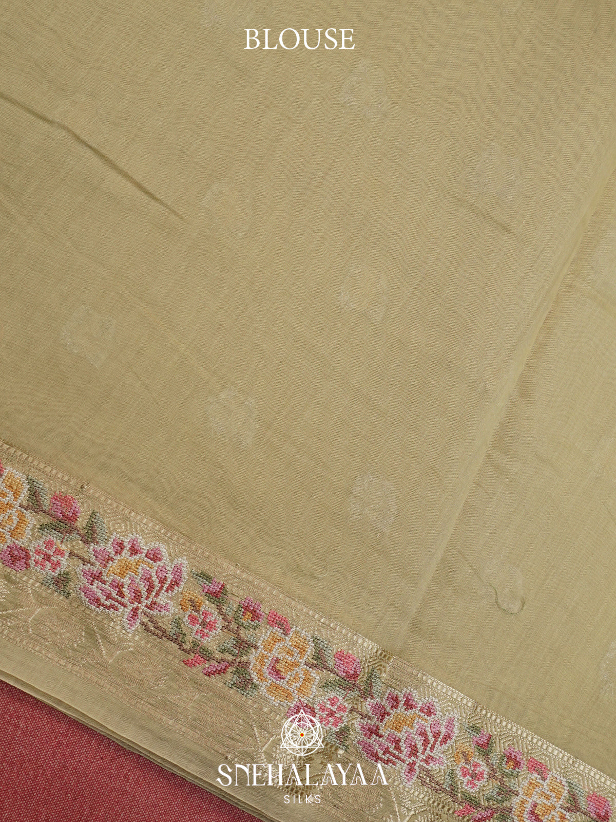 Sage Green Chanderi Saree