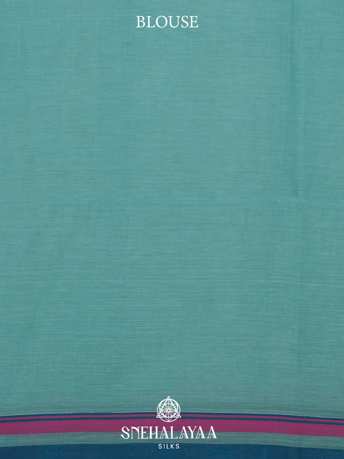 Aqua Blue Bengal Cotton Saree
