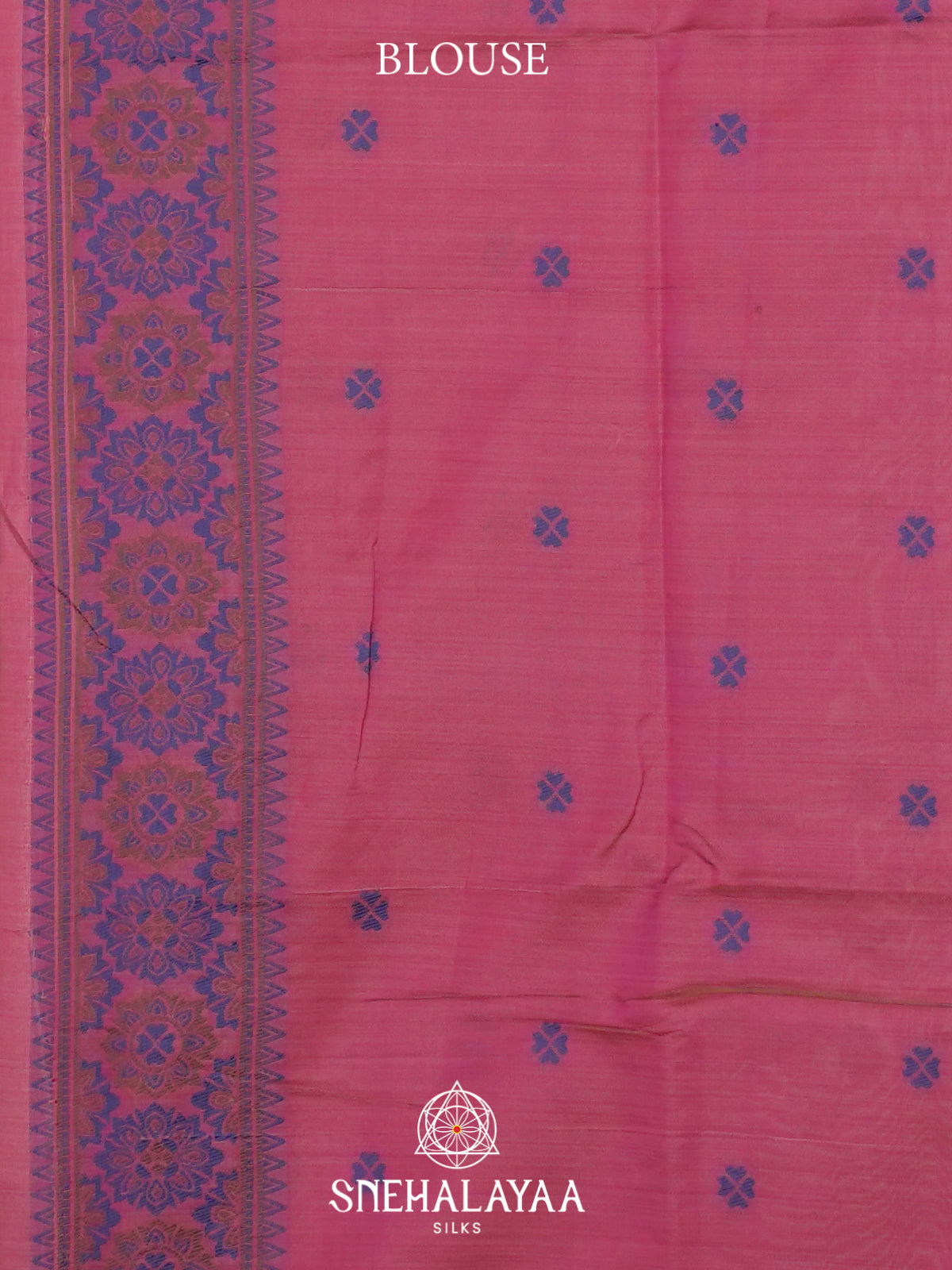 Pink Munga Cotton Saree