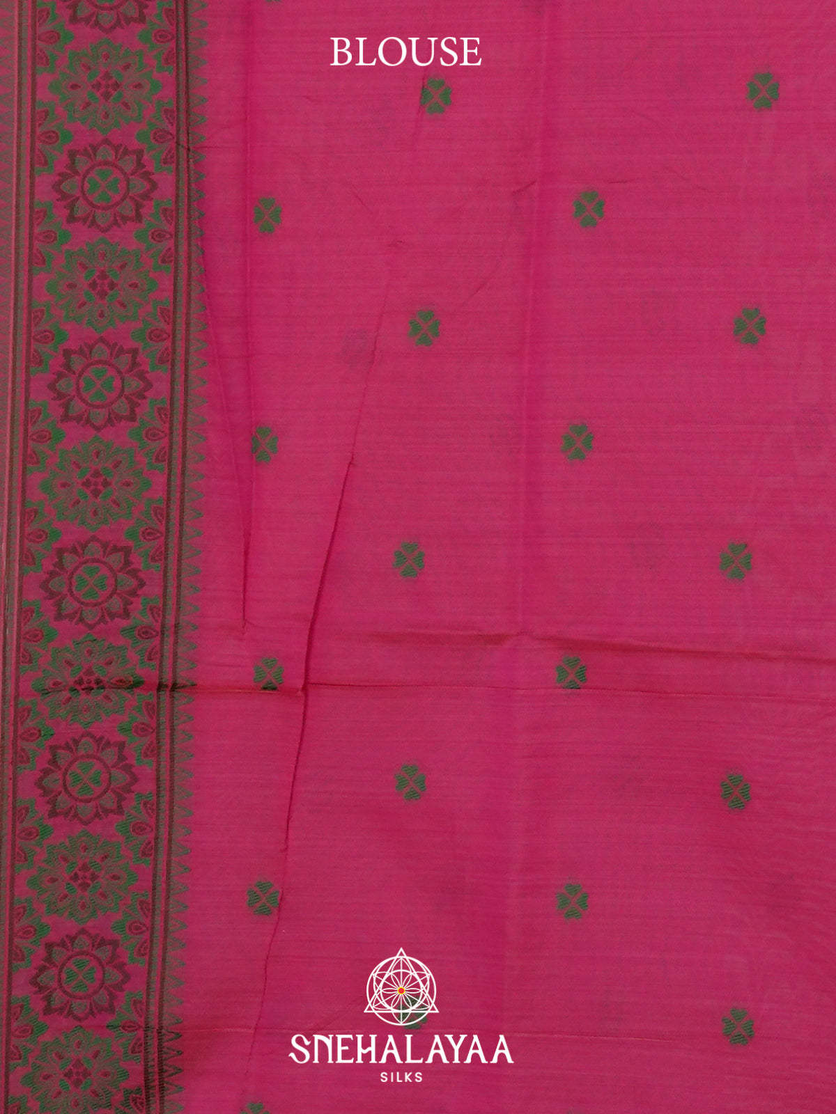 Off White Munga Cotton Saree