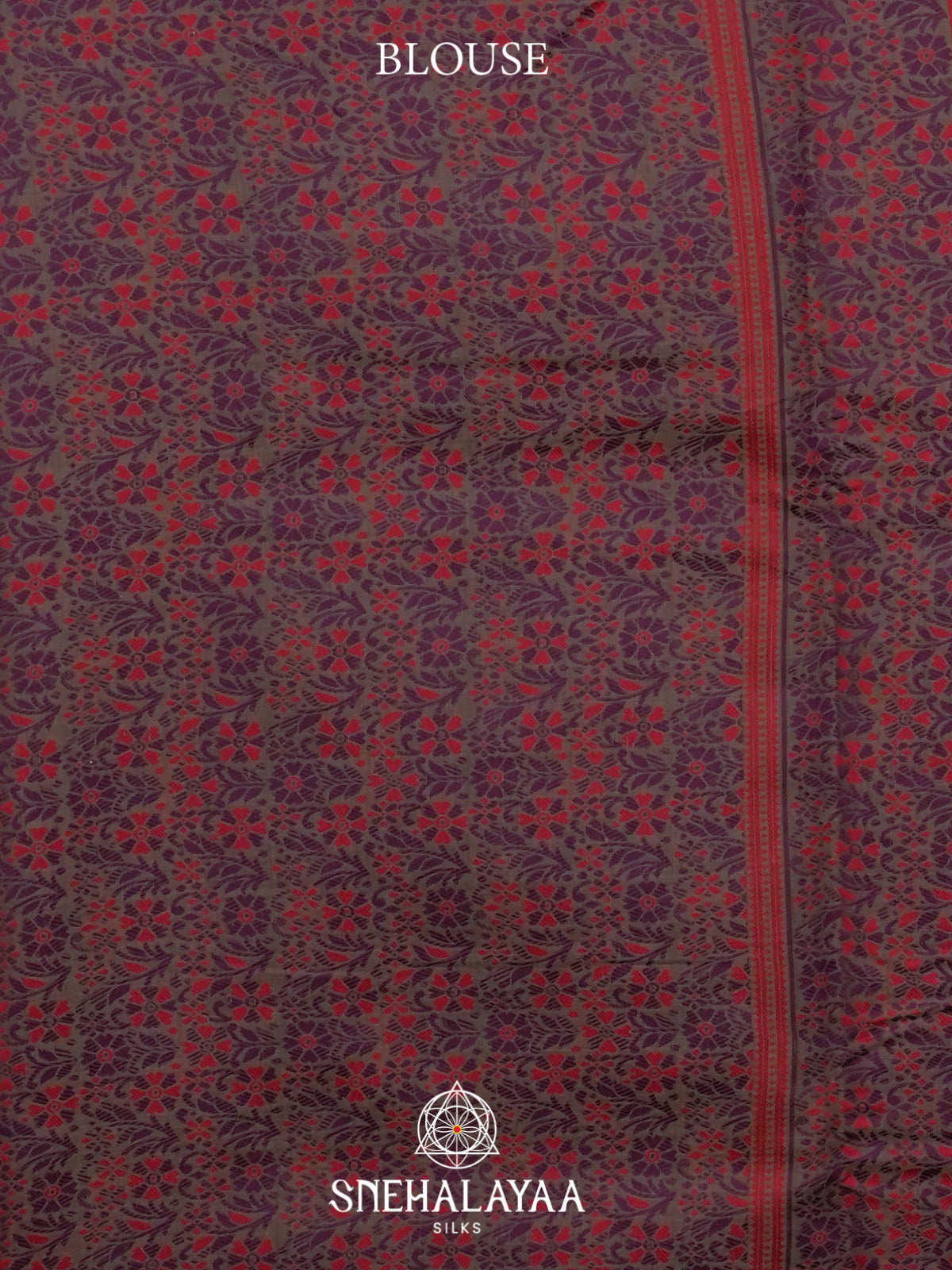 Taupe Brown Munga Cotton Saree