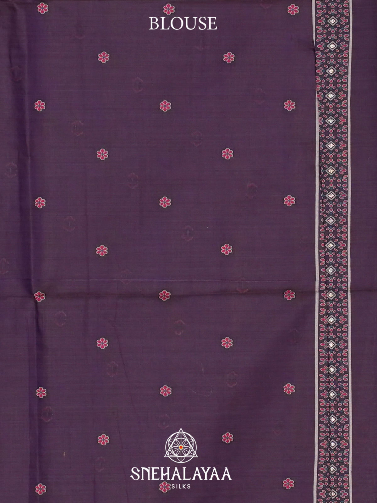 Purple Munga Cotton Saree