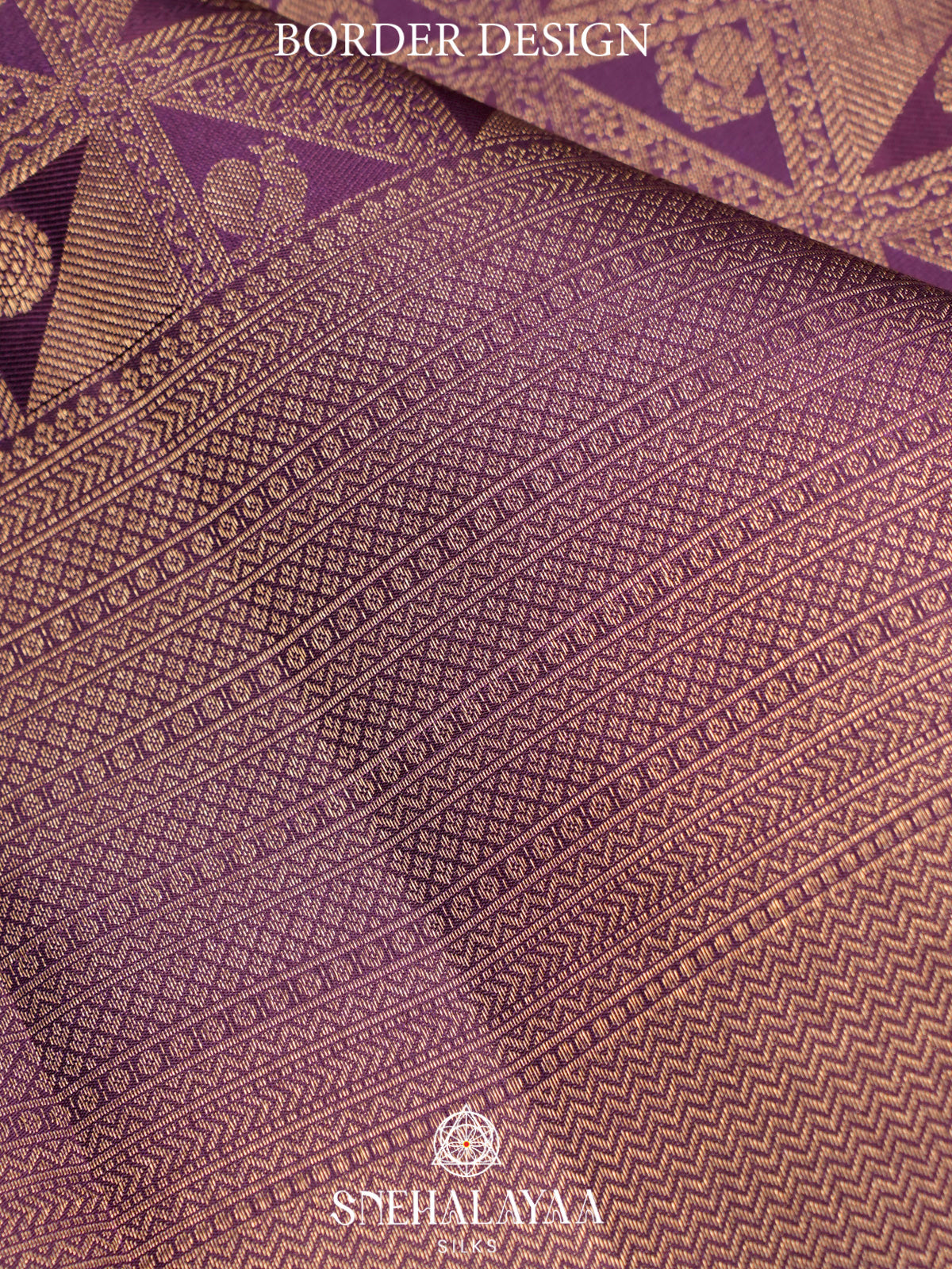 Purple Kanjivaram Silk Saree