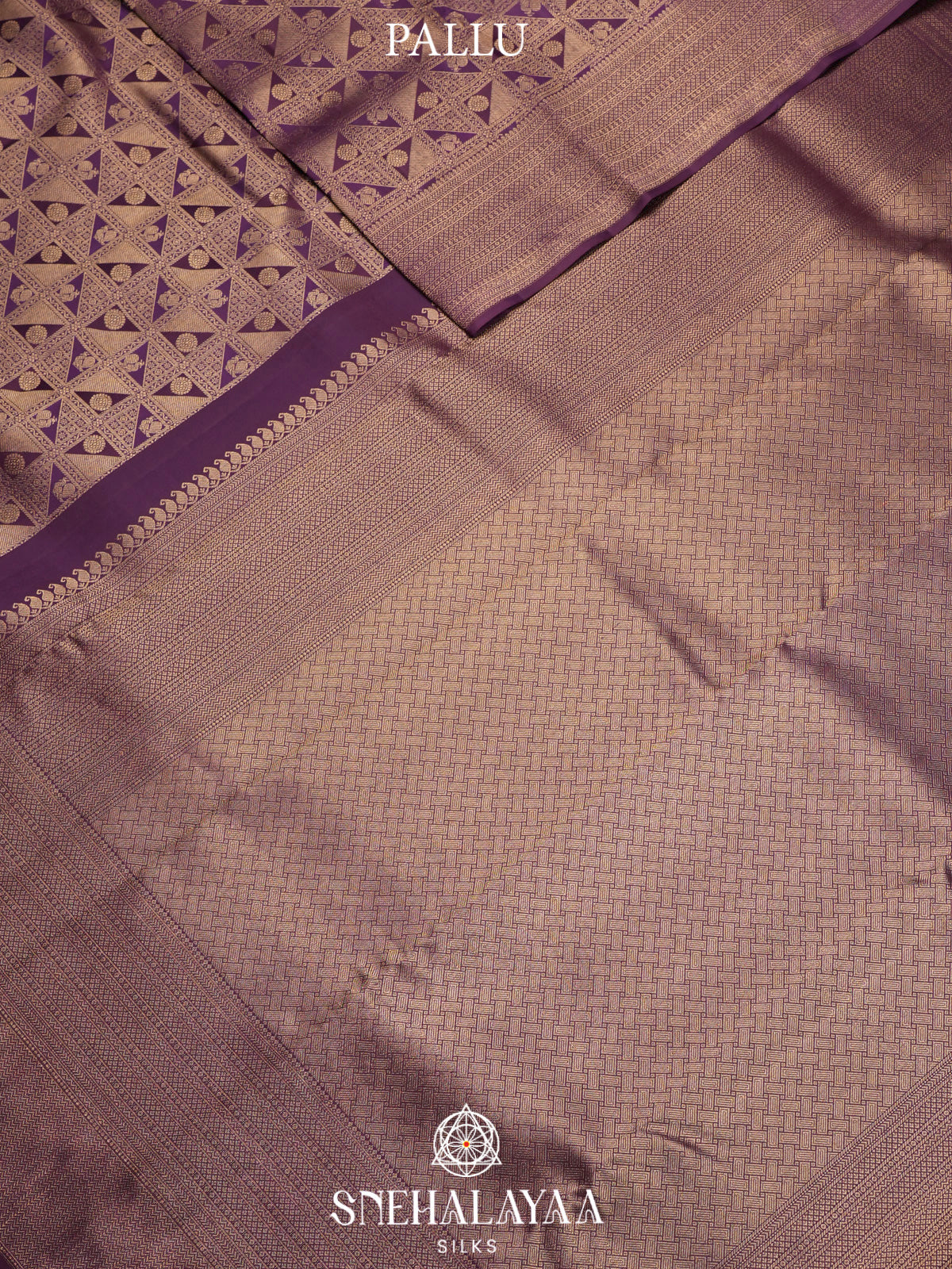 Purple Kanjivaram Silk Saree