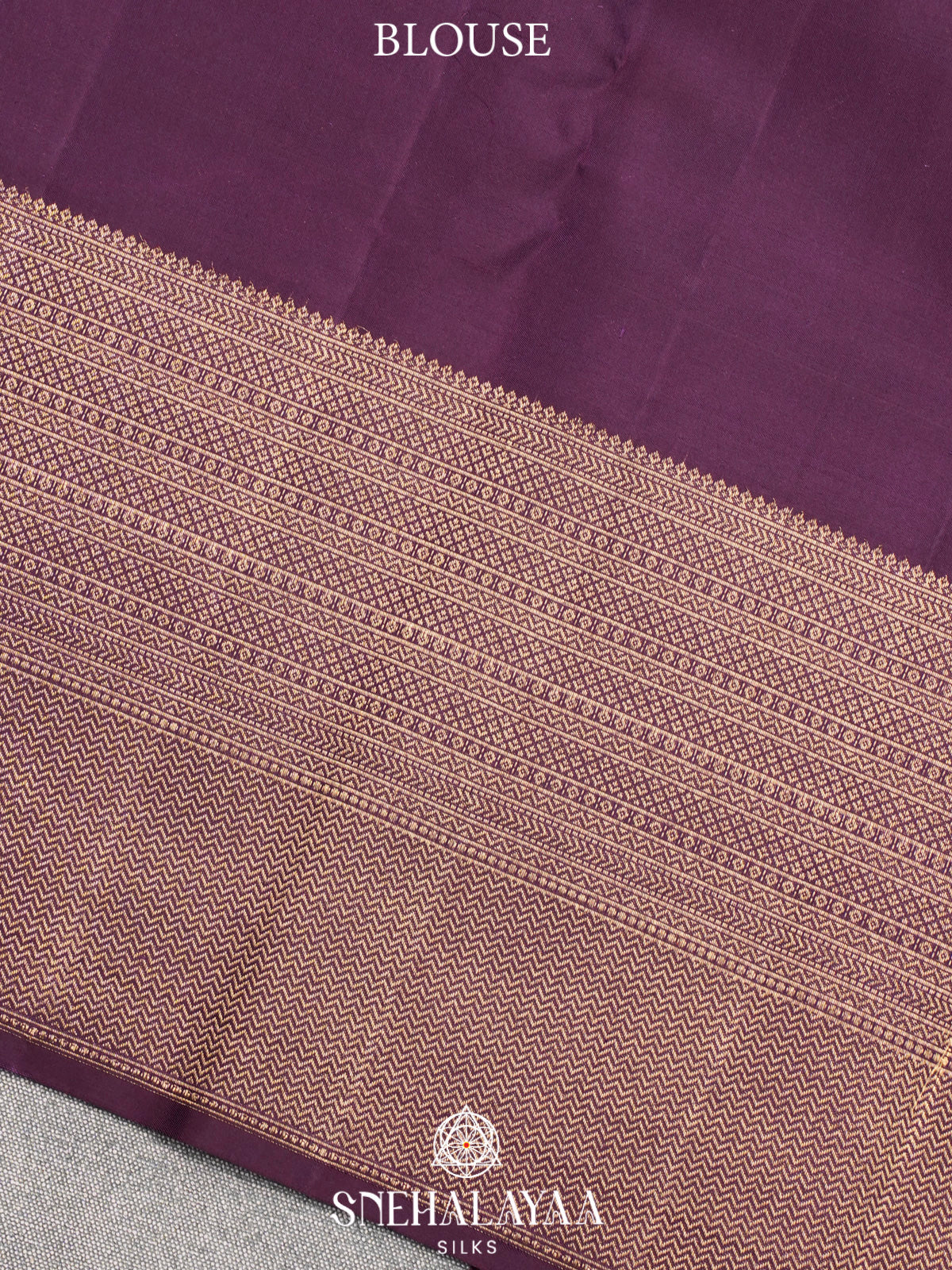 Purple Kanjivaram Silk Saree