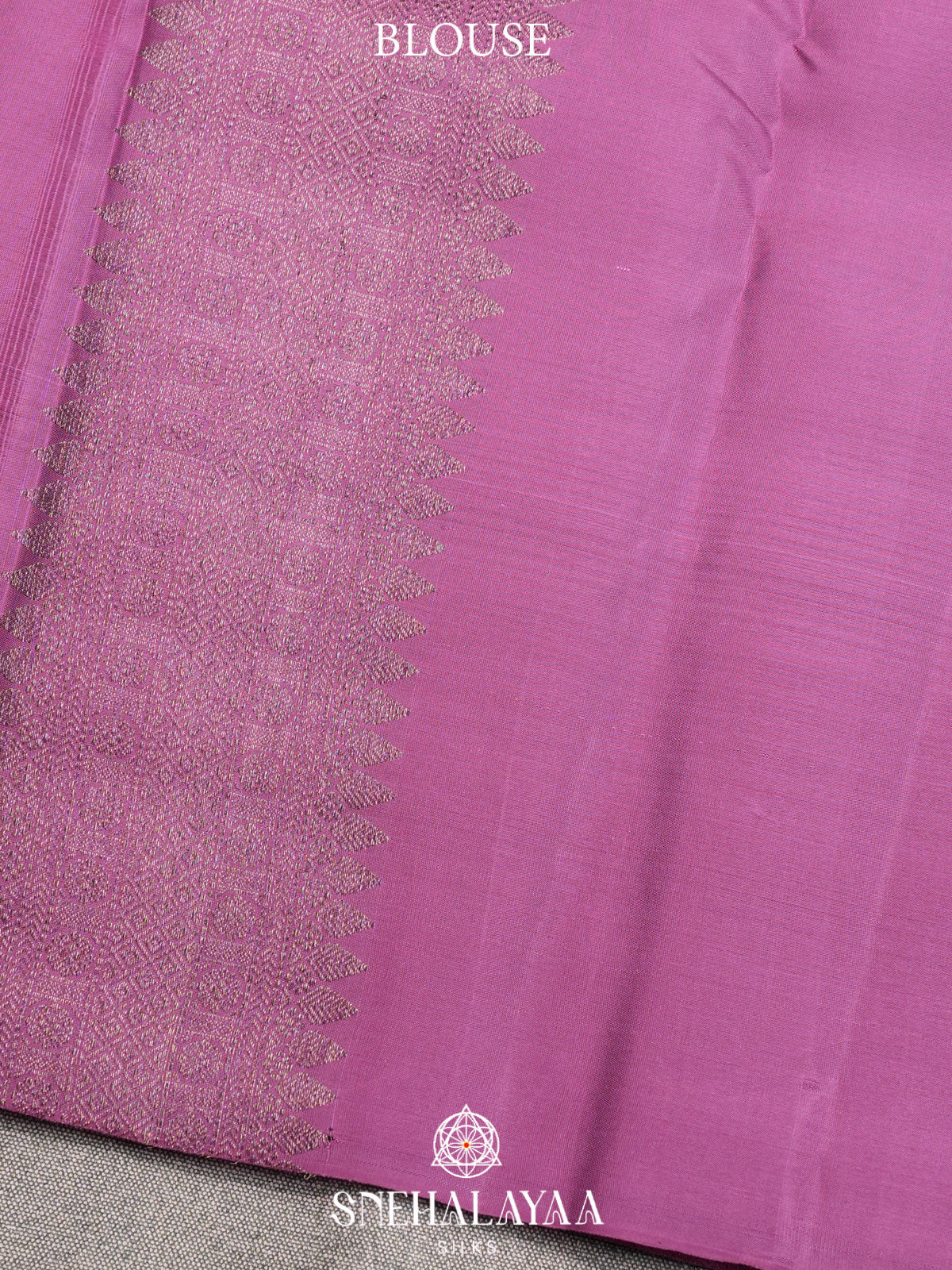 Pink Kanjivaram Silk Saree