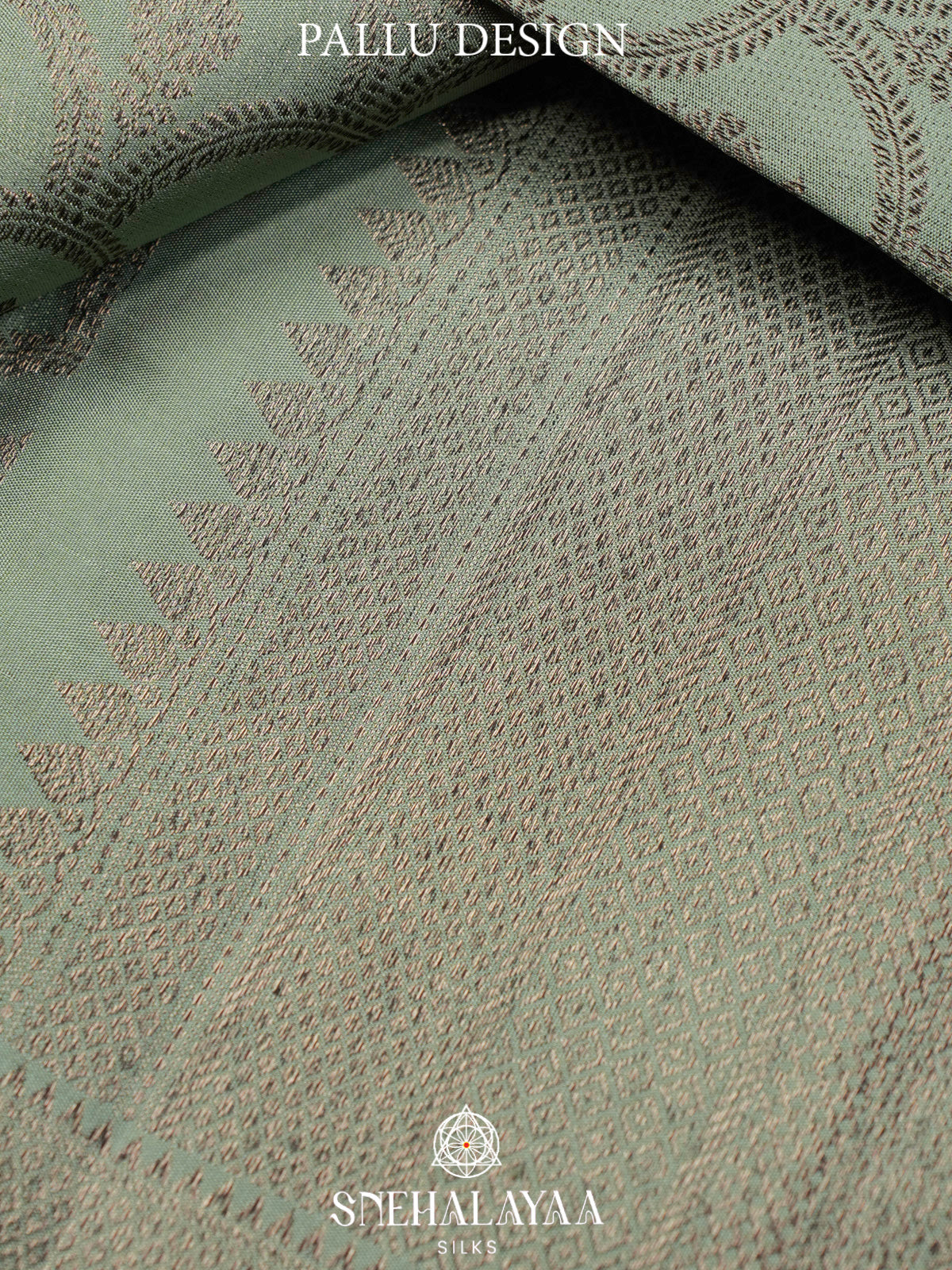 Mint Green Kanjivaram Silk Saree