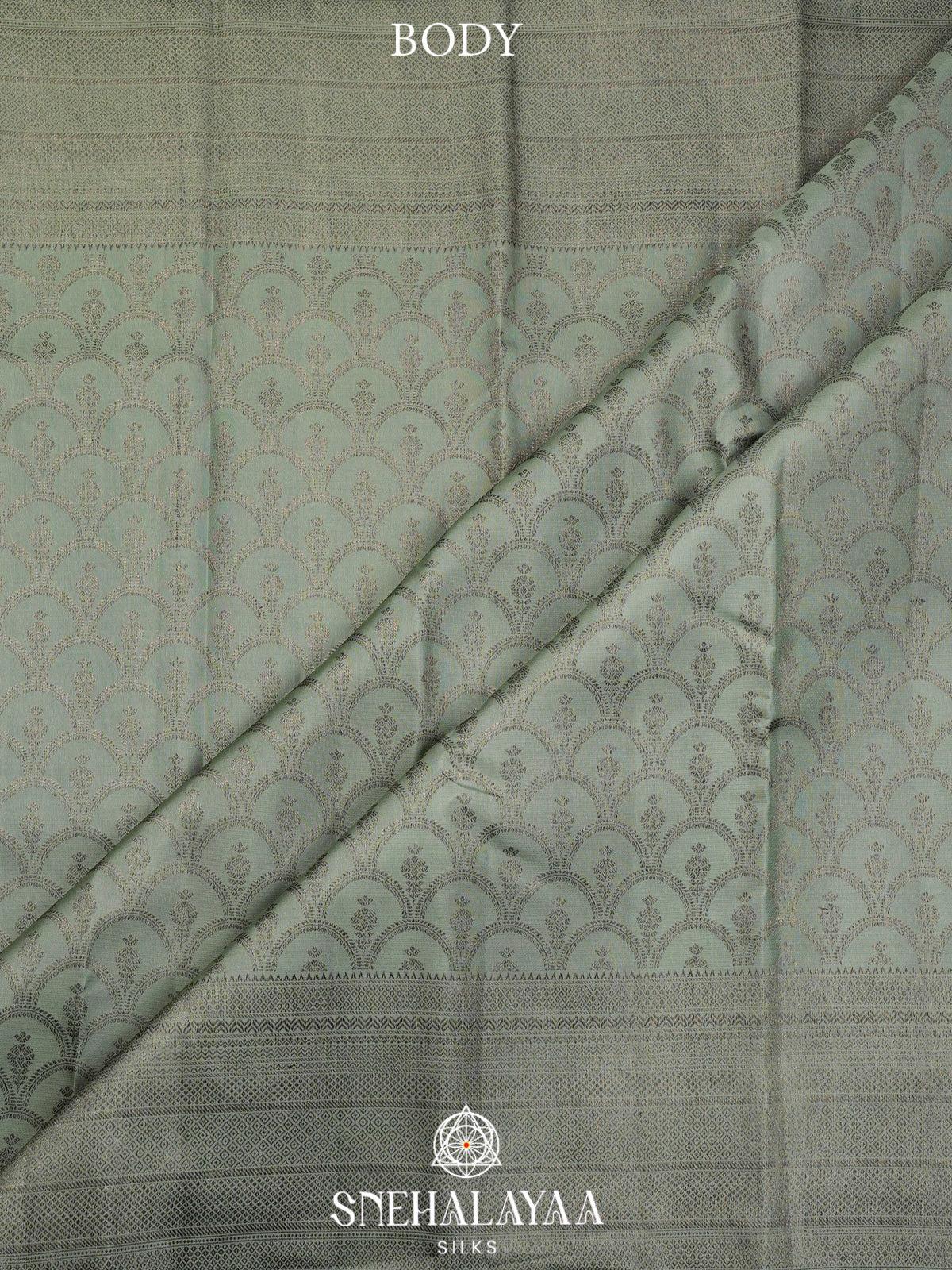 Mint Green Kanjivaram Silk Saree