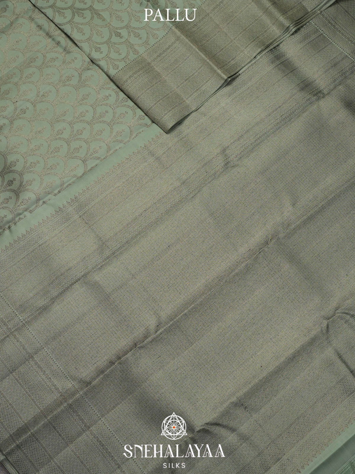 Mint Green Kanjivaram Silk Saree