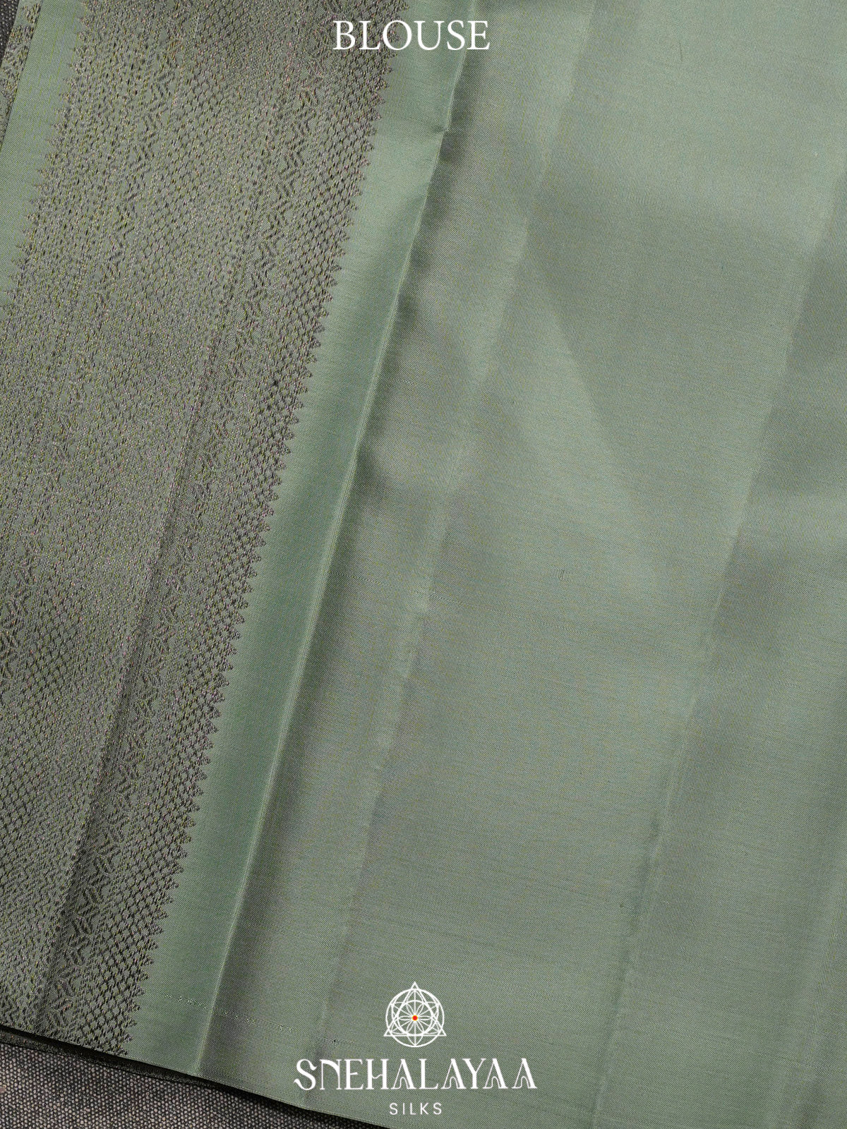 Mint Green Kanjivaram Silk Saree