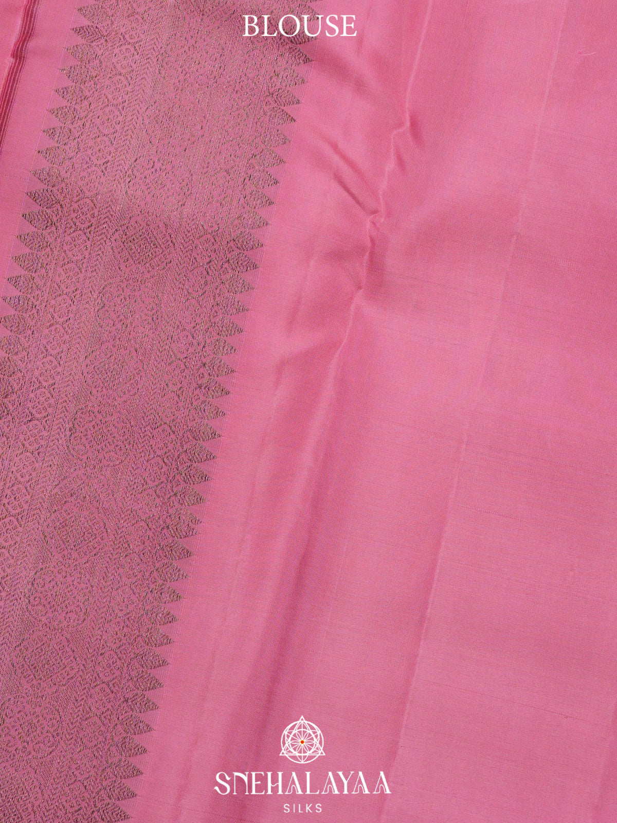 Pink Kanjivaram Silk Saree