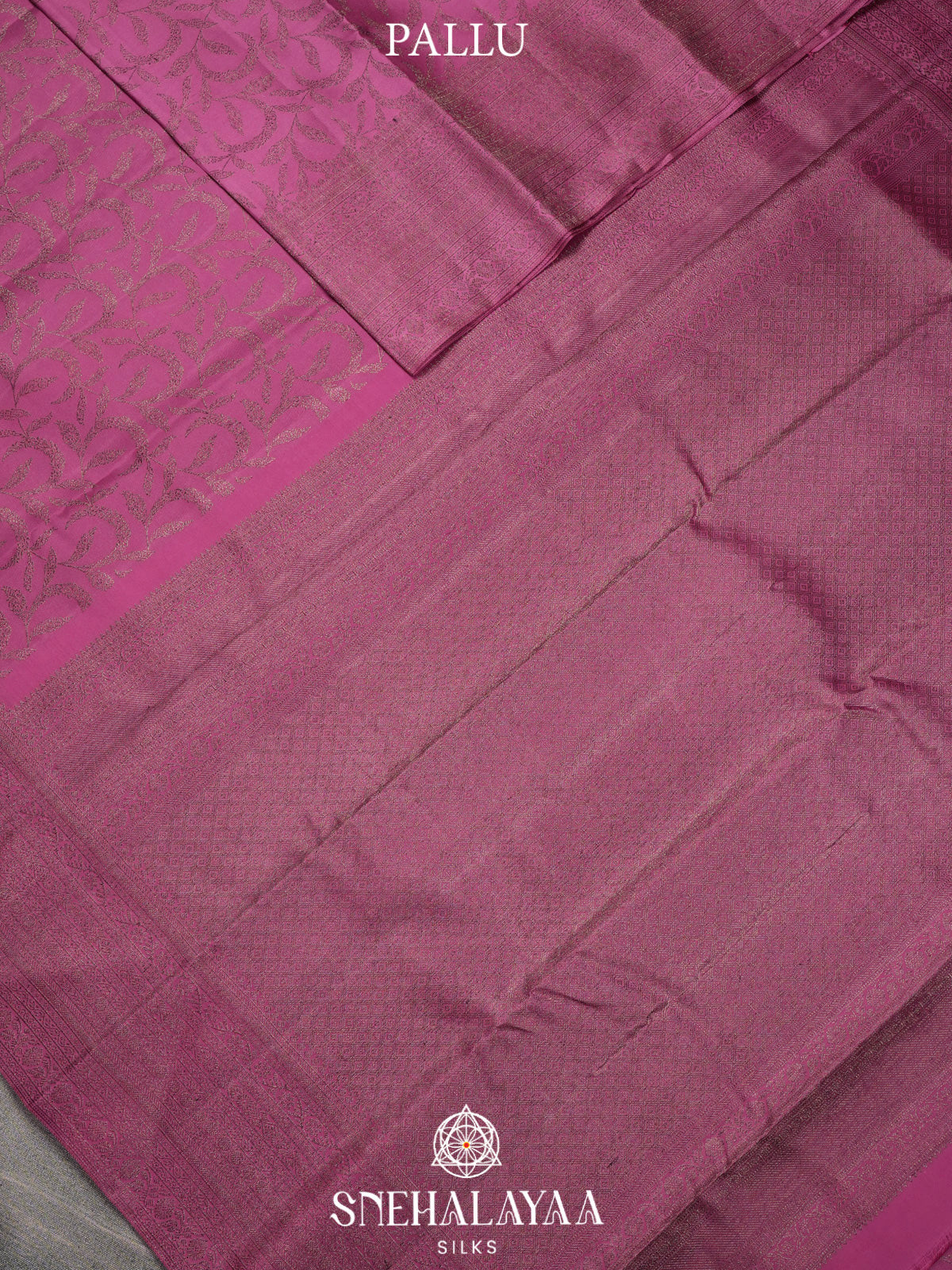 Pink Kanjivaram Silk Saree